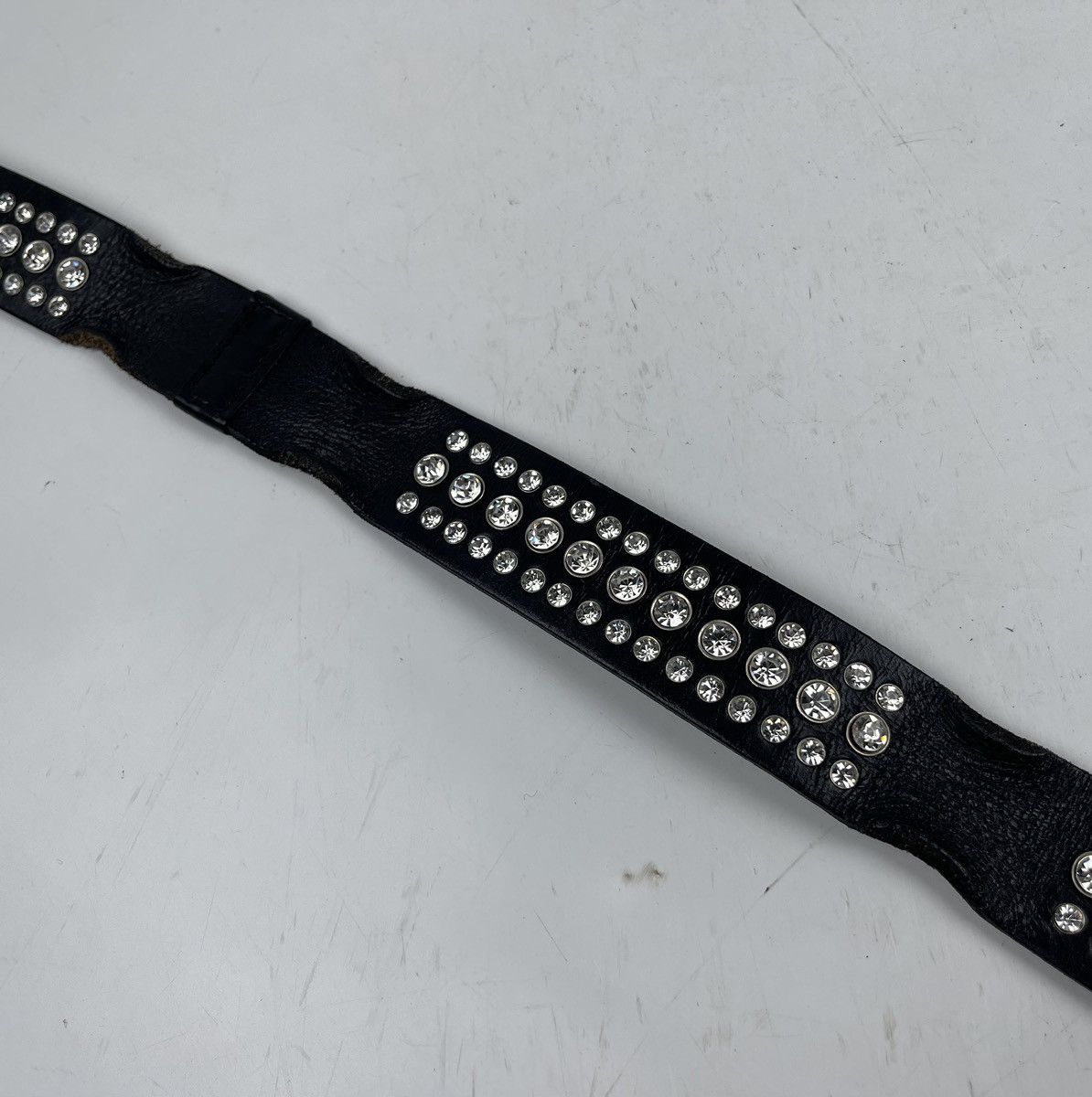 Other punk style studded leather belt tc32 Size 34 - 4 Thumbnail