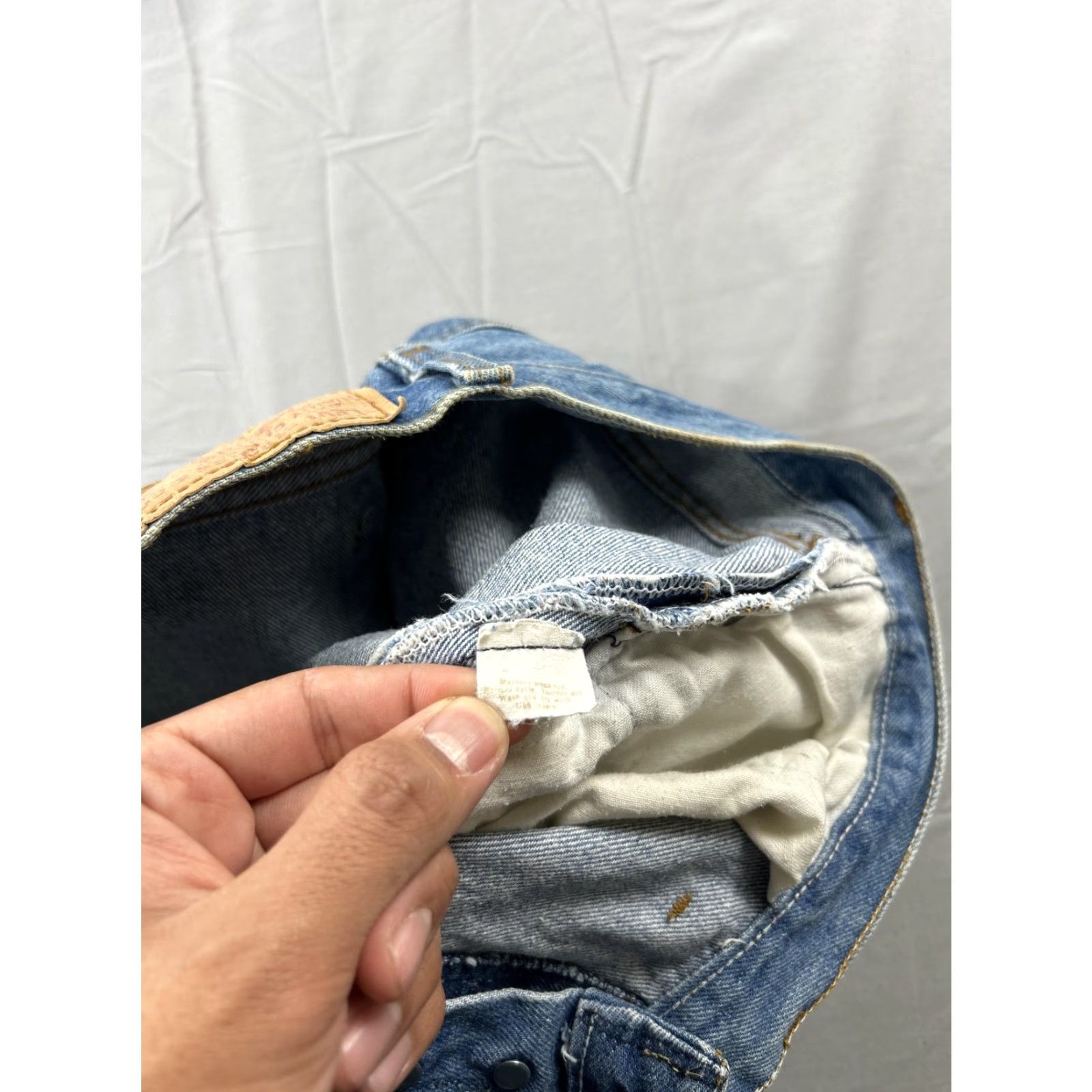 Levi's VINTAGE Levi's 501 Jeans Women's 30X31.5 70s USA Button Fly Levi's 501 Straight Jeans Ladies 18501 Size 30" / US 8 / IT 44 - 4 Thumbnail