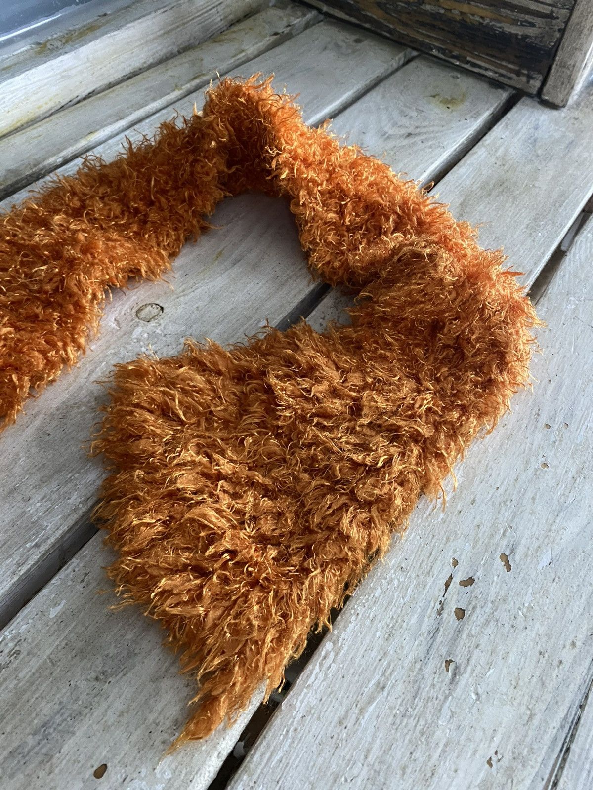 Japanese Brand × Vintage japanese fuzzy mohair scarf vintage y2k Size ONE SIZE - 3 Thumbnail