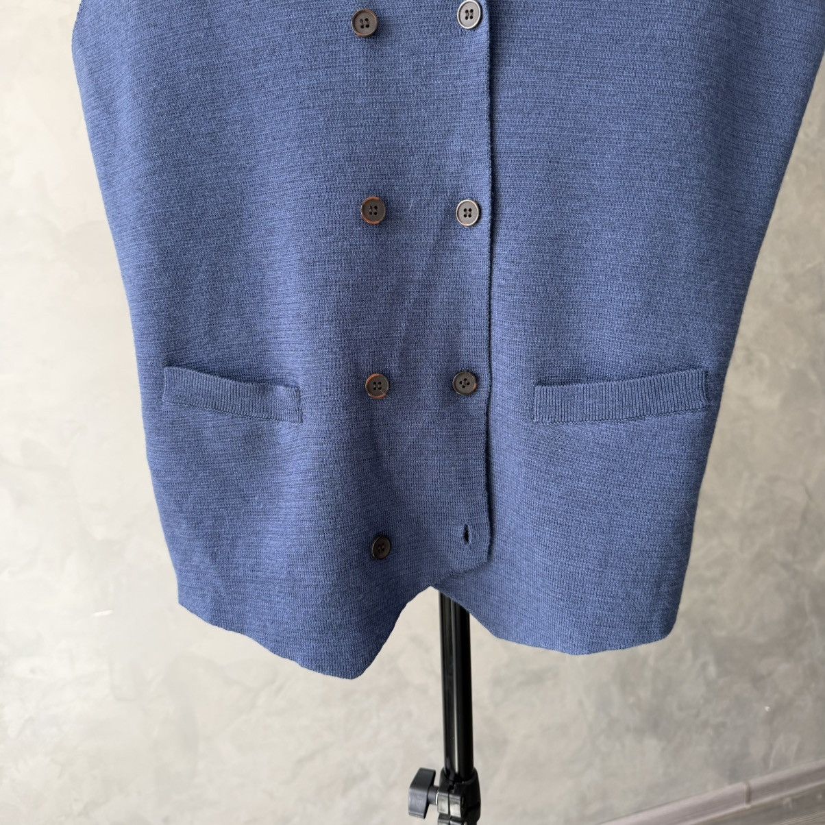 Suitsupply Suitsupply Merino Wool Double Breasted Vest / Waistcoat L Size US L / EU 52-54 / 3 - 4 Thumbnail