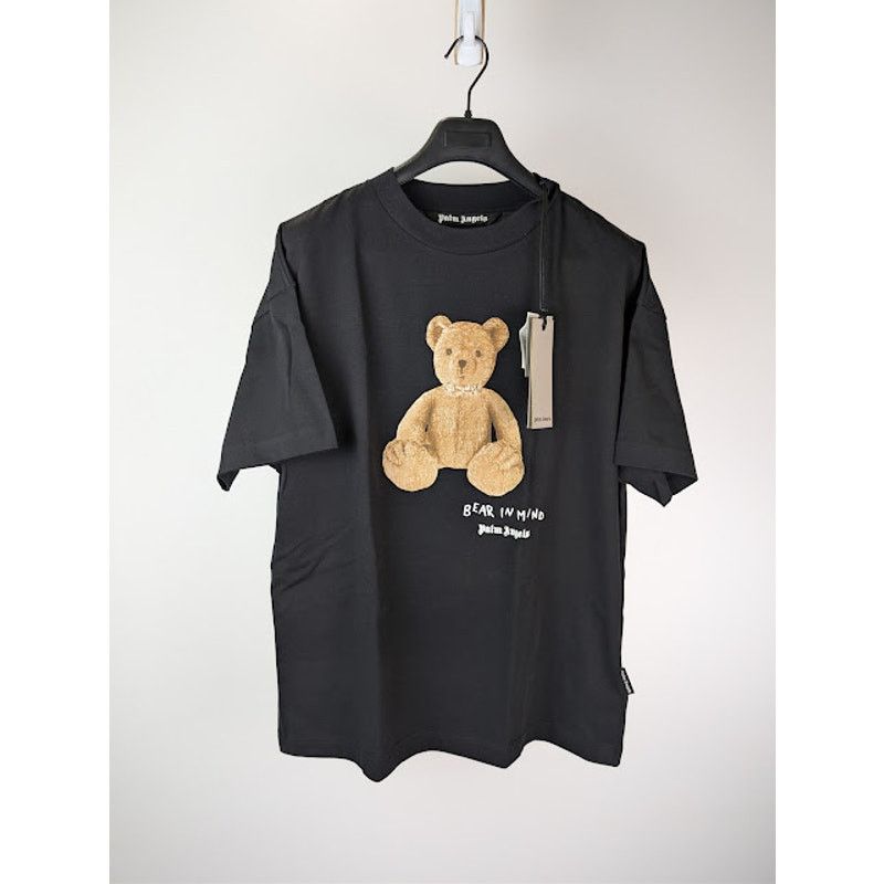 Palm Angels o1rshd1 Bear in Mind Regular T-Shirt in Black / Brown Size US XXL / EU 58 / 5 - 1 Thumbnail