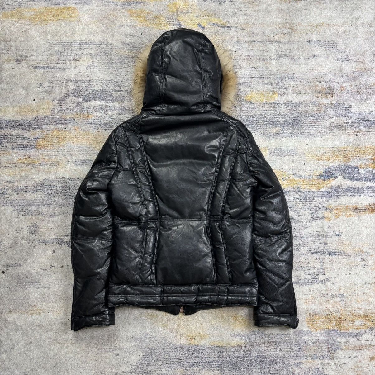 Tornado Mart Tornado mart fur hood puffer riders leather jacket Size US M / EU 48-50 / 2 - 2 Thumbnail