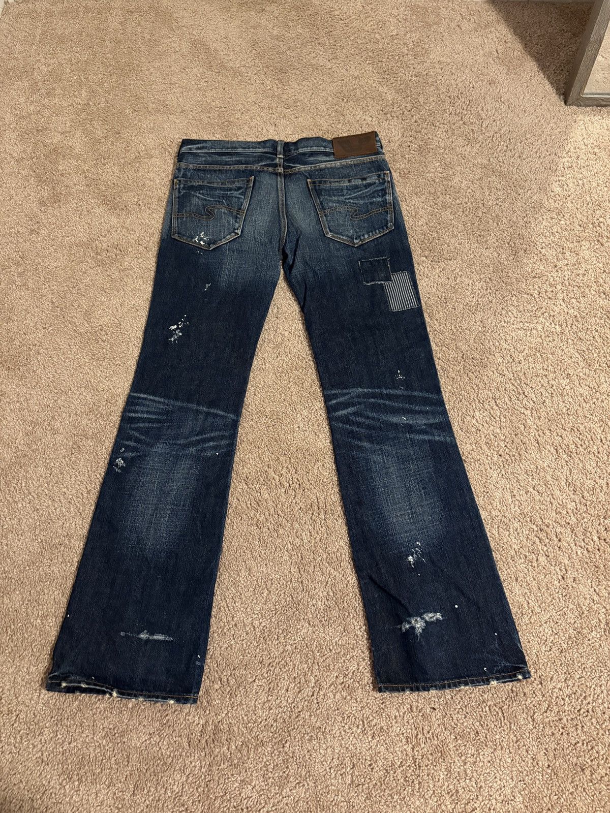 Japanese Brand JP striped jeans Size US 27 - 5 Thumbnail
