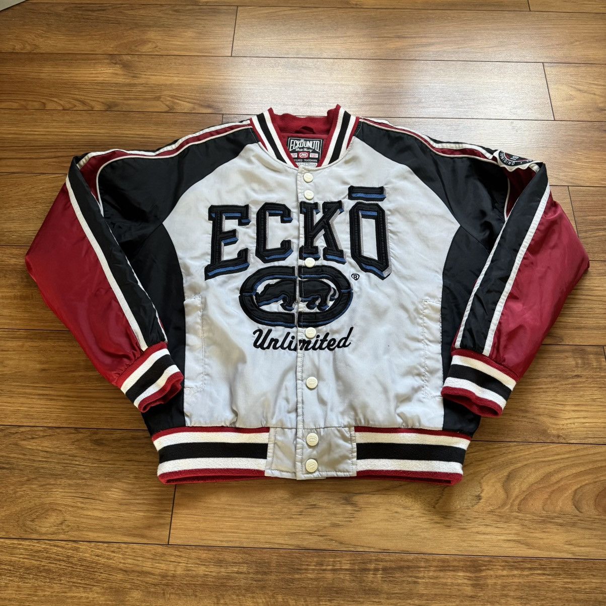 Ecko Unltd. Ecko Unltd vintage 90s Varsity Jacket Size US L / EU 52-54 / 3 - 4 Thumbnail