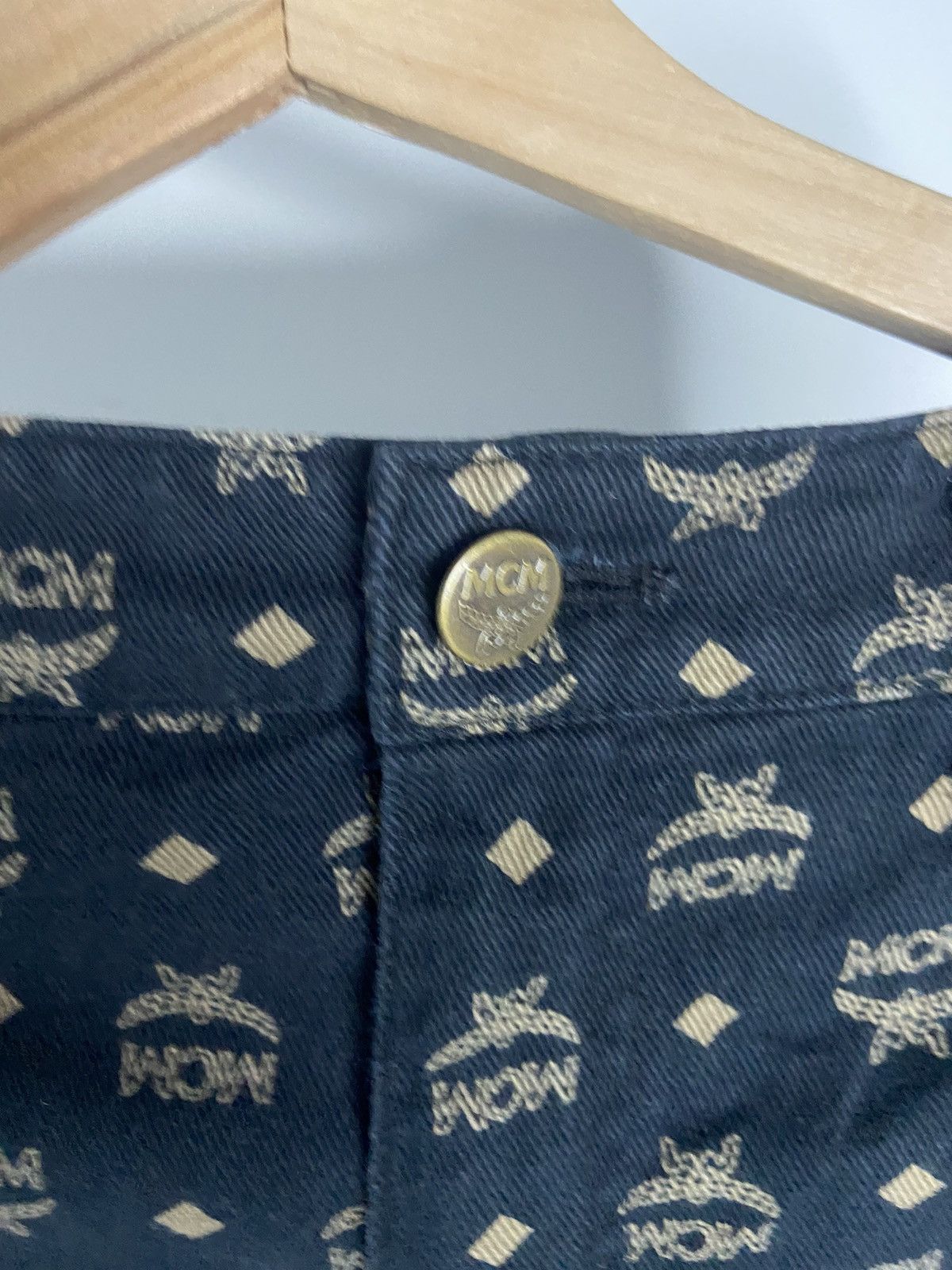 MCM × Vintage MCM MIDI SKIRT FULL LOGO MCM😊❤️ Size 31" - 5 Thumbnail