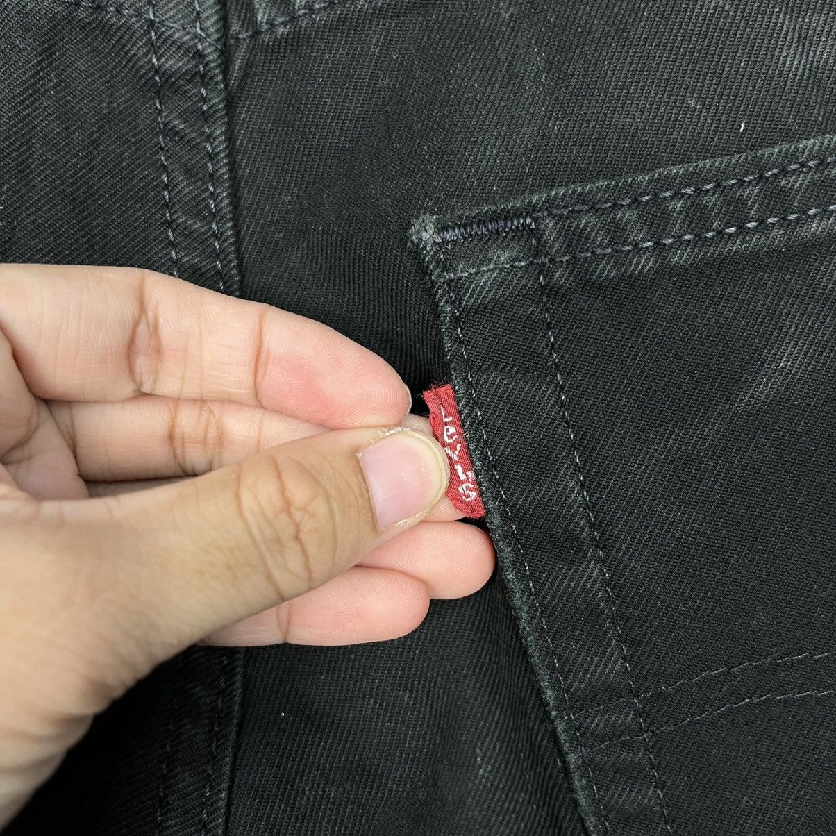 Levi's Vintage Y2k Levis Black Denim Jeans Size US 32 / EU 48 - 17 Thumbnail