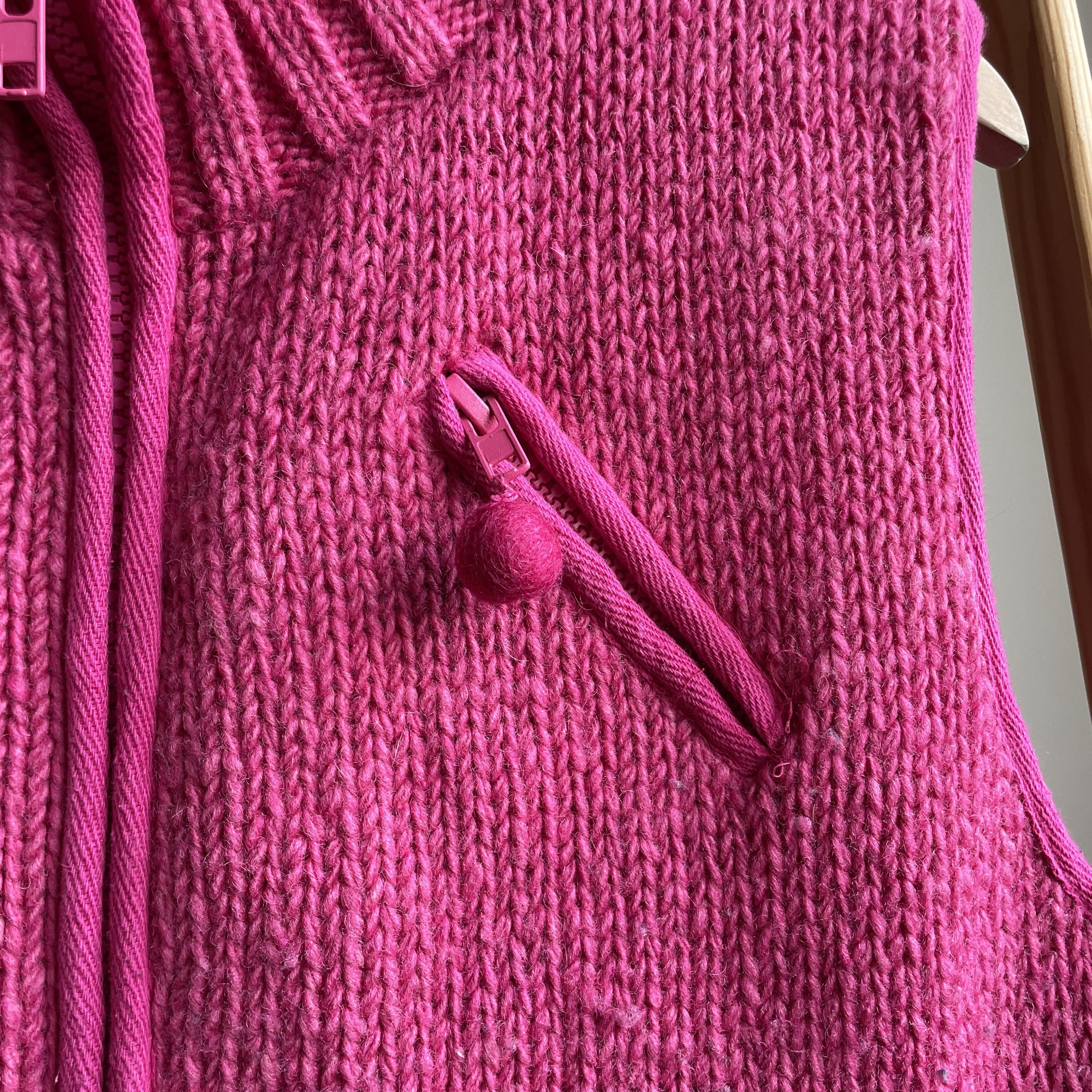 Handmade Pachamama Hand Made Nepal Womens Fleece Lined Wool Vest Size L / US 10 / IT 46 - 6 Thumbnail