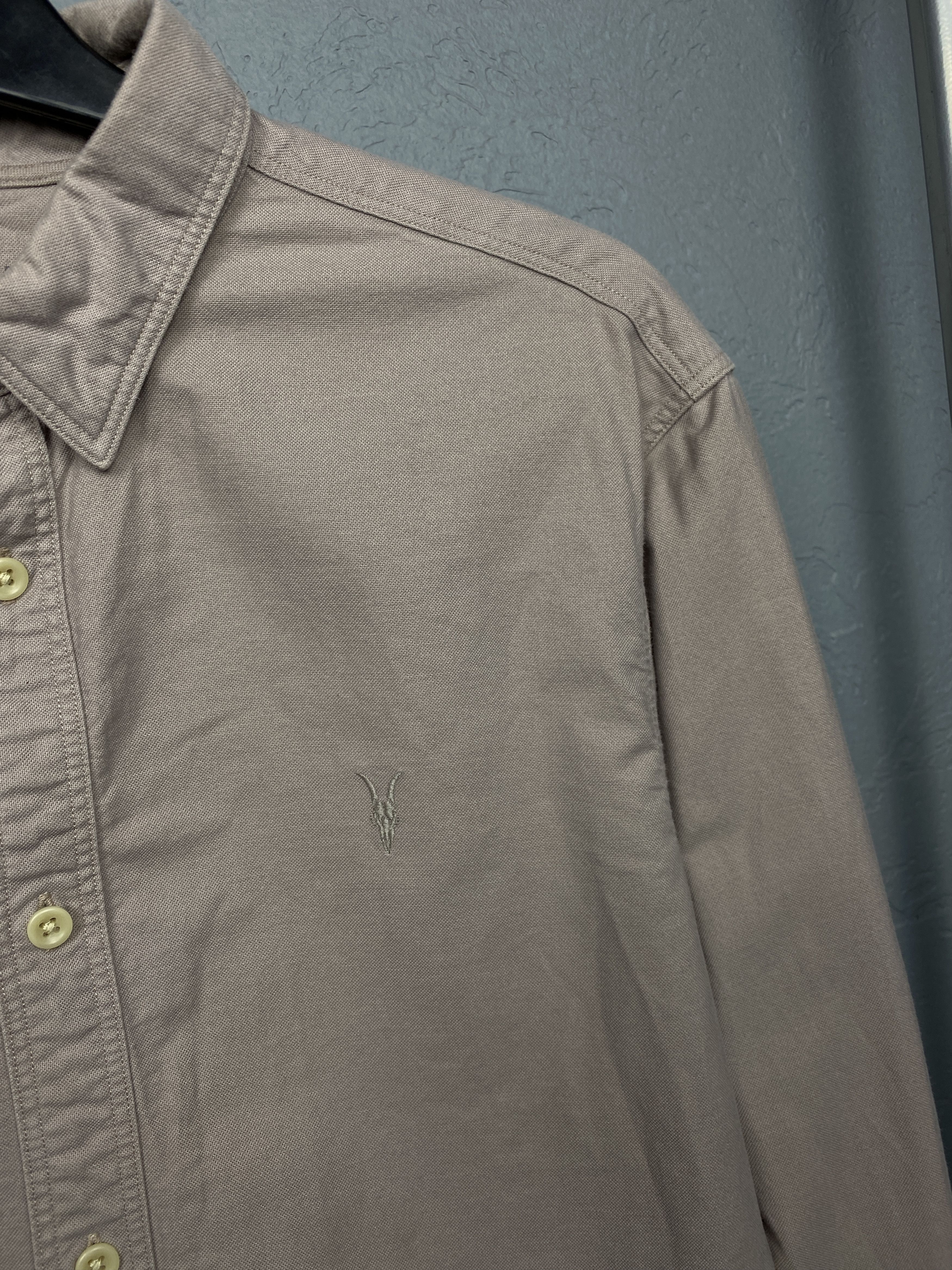 Allsaints Allsaints Vintage Mens Hungtinton Long Sleeve Shirt Size US S / EU 44-46 / 1 - 3 Thumbnail