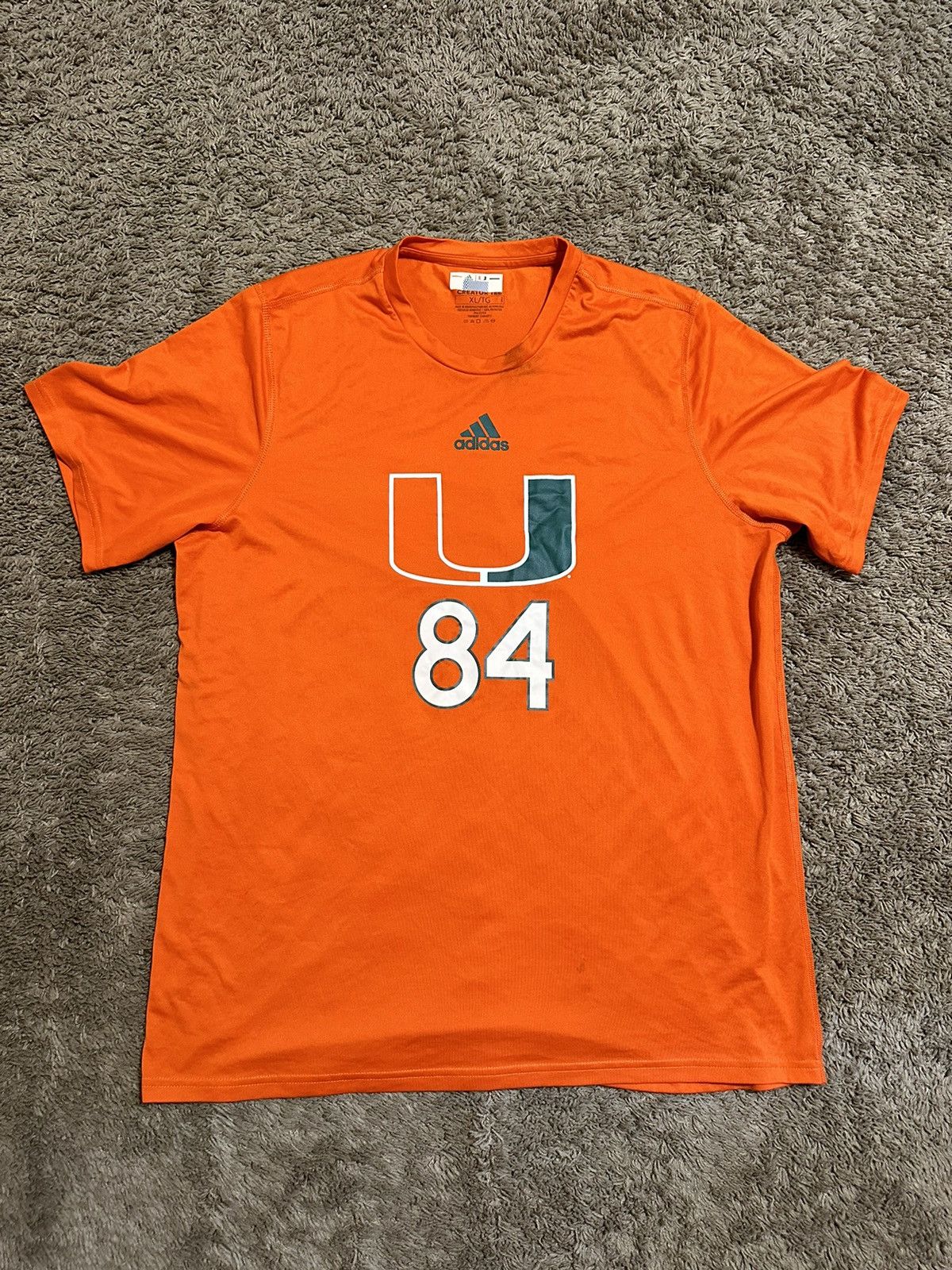 NCAA × Vintage Vintage NCAA Miami hurricanes “84” jersey shirt 00s size XL Size US XL / EU 56 / 4 - 1 Thumbnail