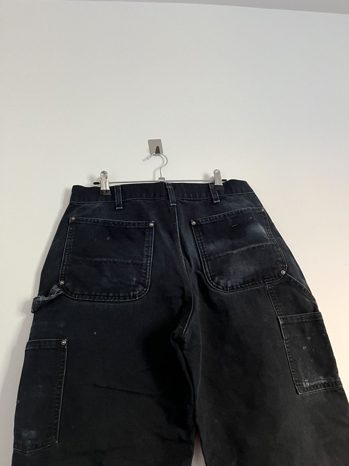 Carhartt Vintage Carhartt Double Knee Carpenter Work Pant Faded Navy Size US 33 - 6 Thumbnail