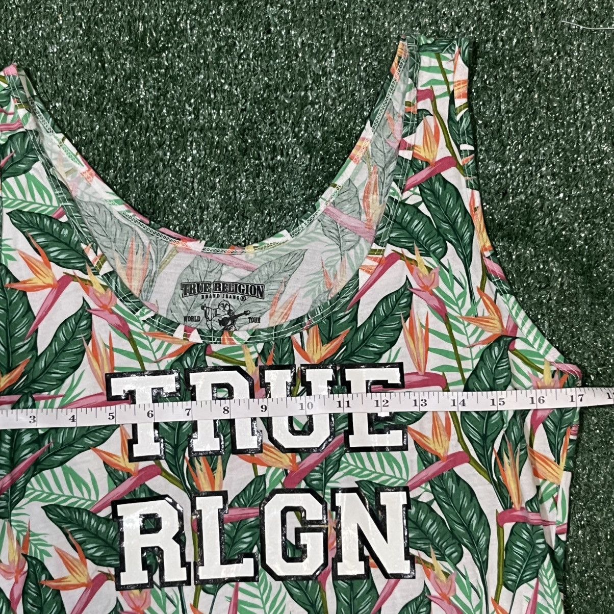 True Religion True Religion Tank Top - Floral / Hawaiian/Leaf & Tree Print Size XL / US 12-14 / IT 48-50 - 4 Thumbnail