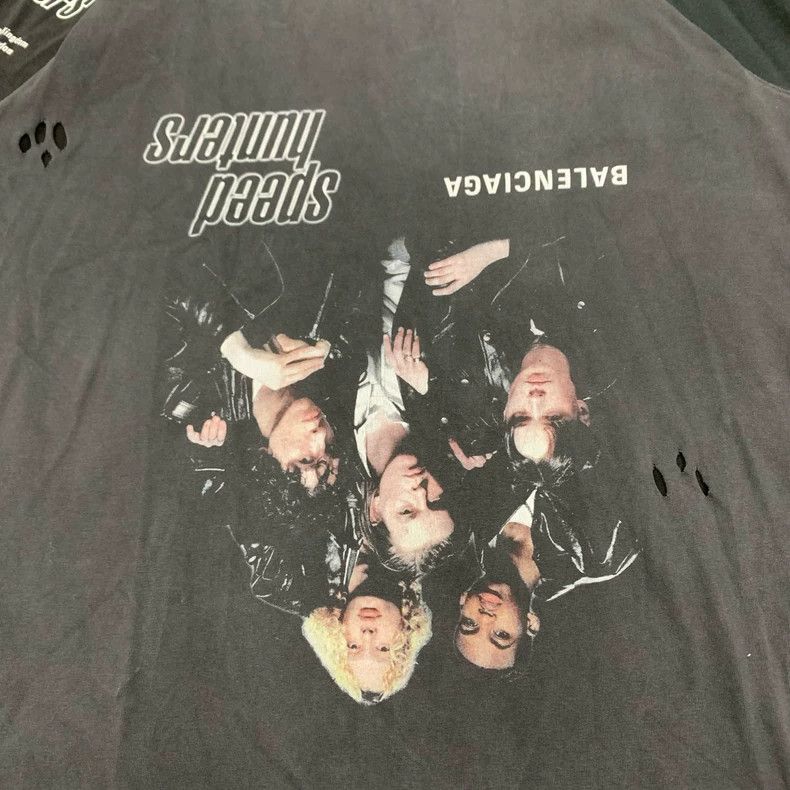 Balenciaga Balenciaga Black Upside Down LOGO Long Sleeve Size US L / EU 52-54 / 3 - 8 Thumbnail