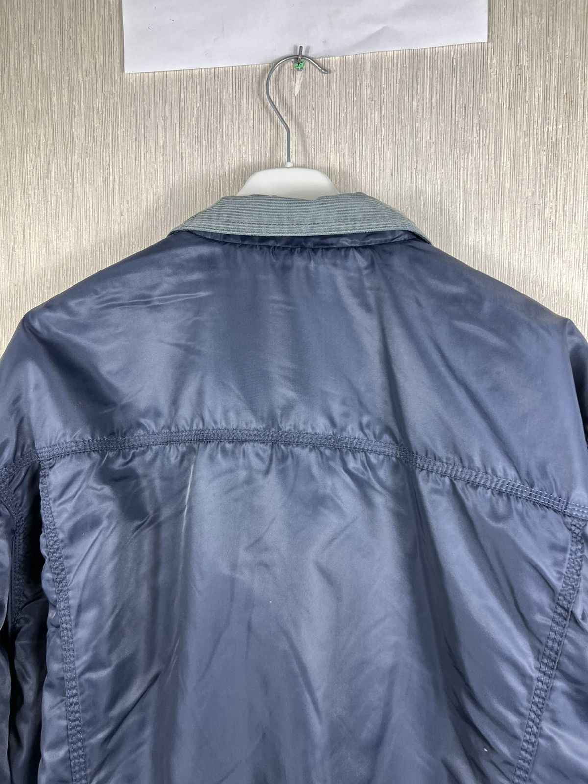 Diesel Vintage 90s Diesel denver navy cropped nylon jacket italy Size US L / EU 52-54 / 3 - 18 Thumbnail
