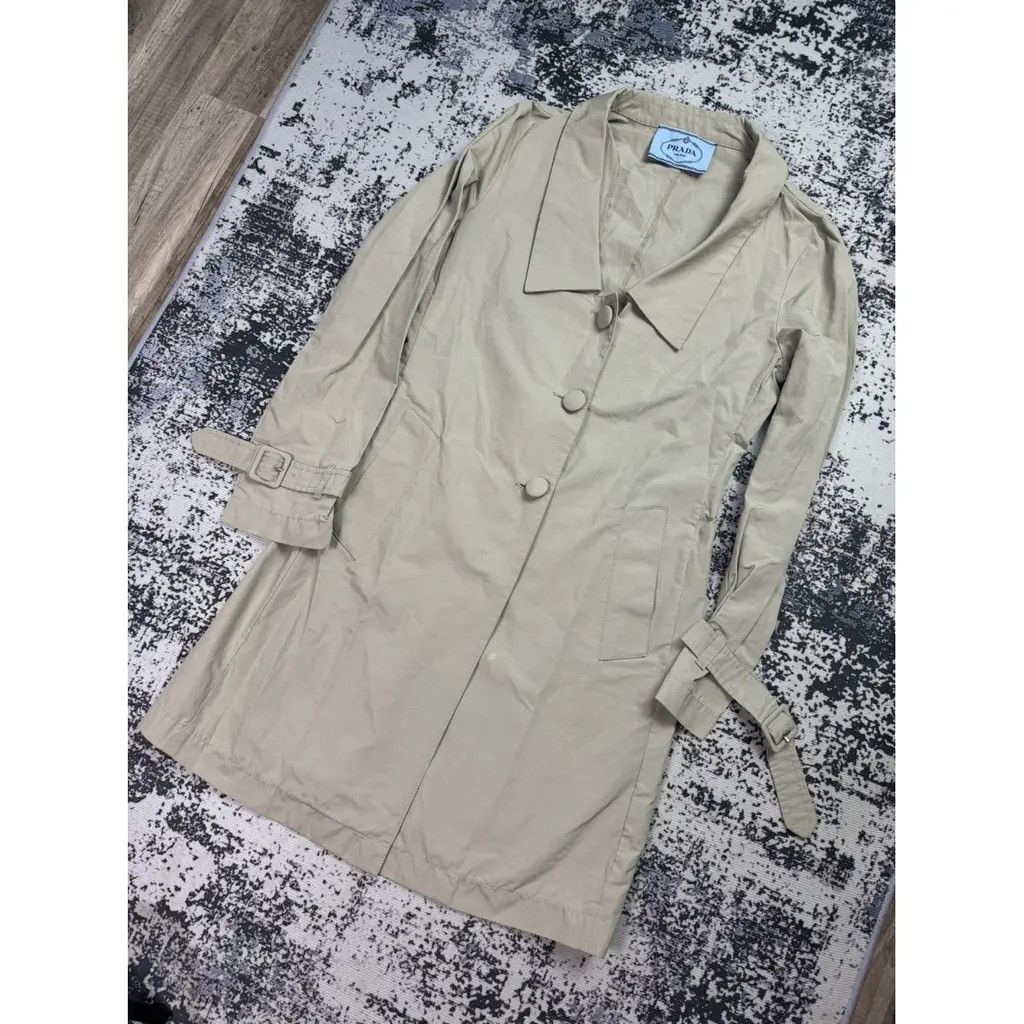 Prada Prada Trench Coat Size: 42 fit L Size M / US 6-8 / IT 42-44 - 2 Thumbnail