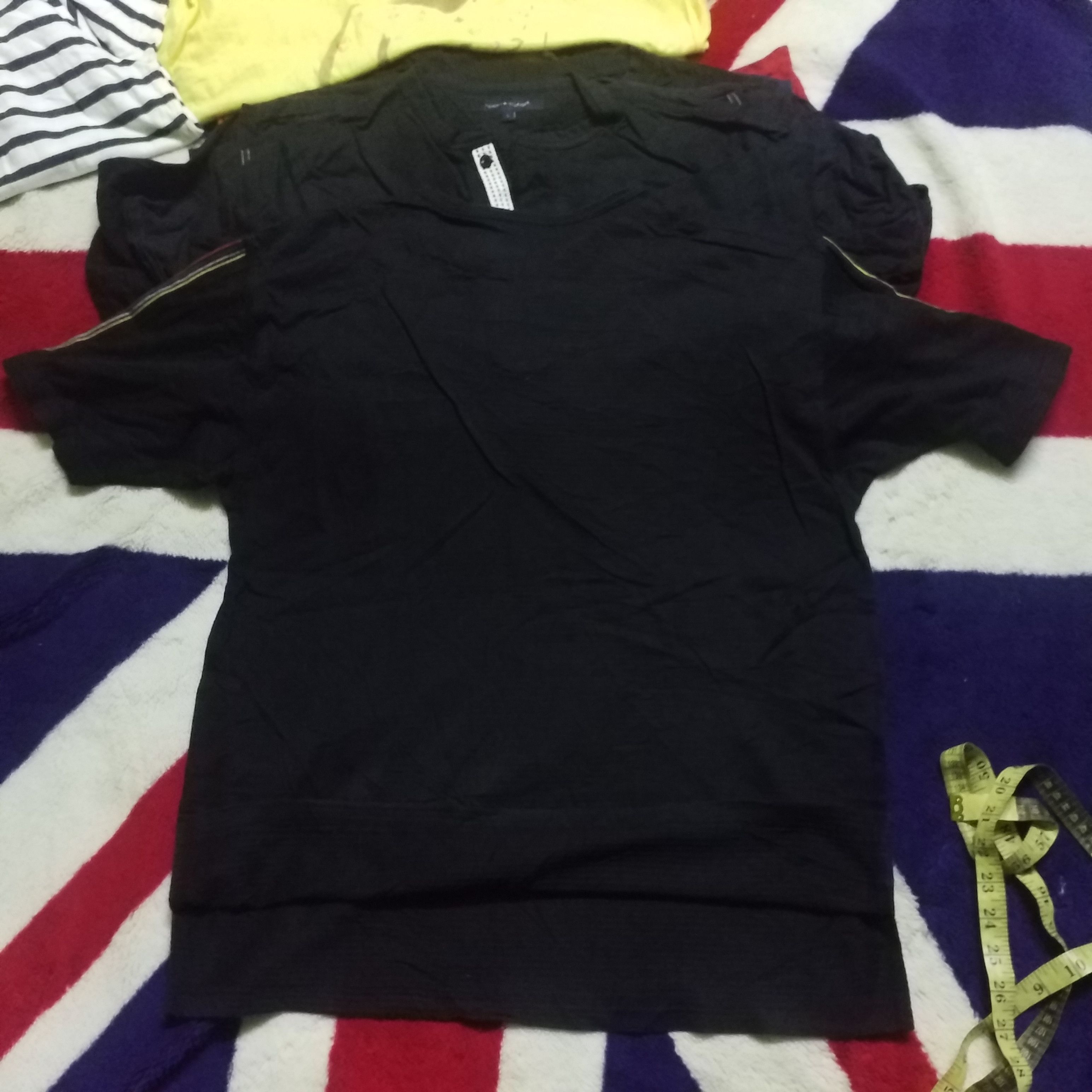 Japanese Brand PAGELO SHIRT POCKET T WITH RAIBOW STRIPE LIKE NEW Size US XL / EU 56 / 4 - 5 Thumbnail