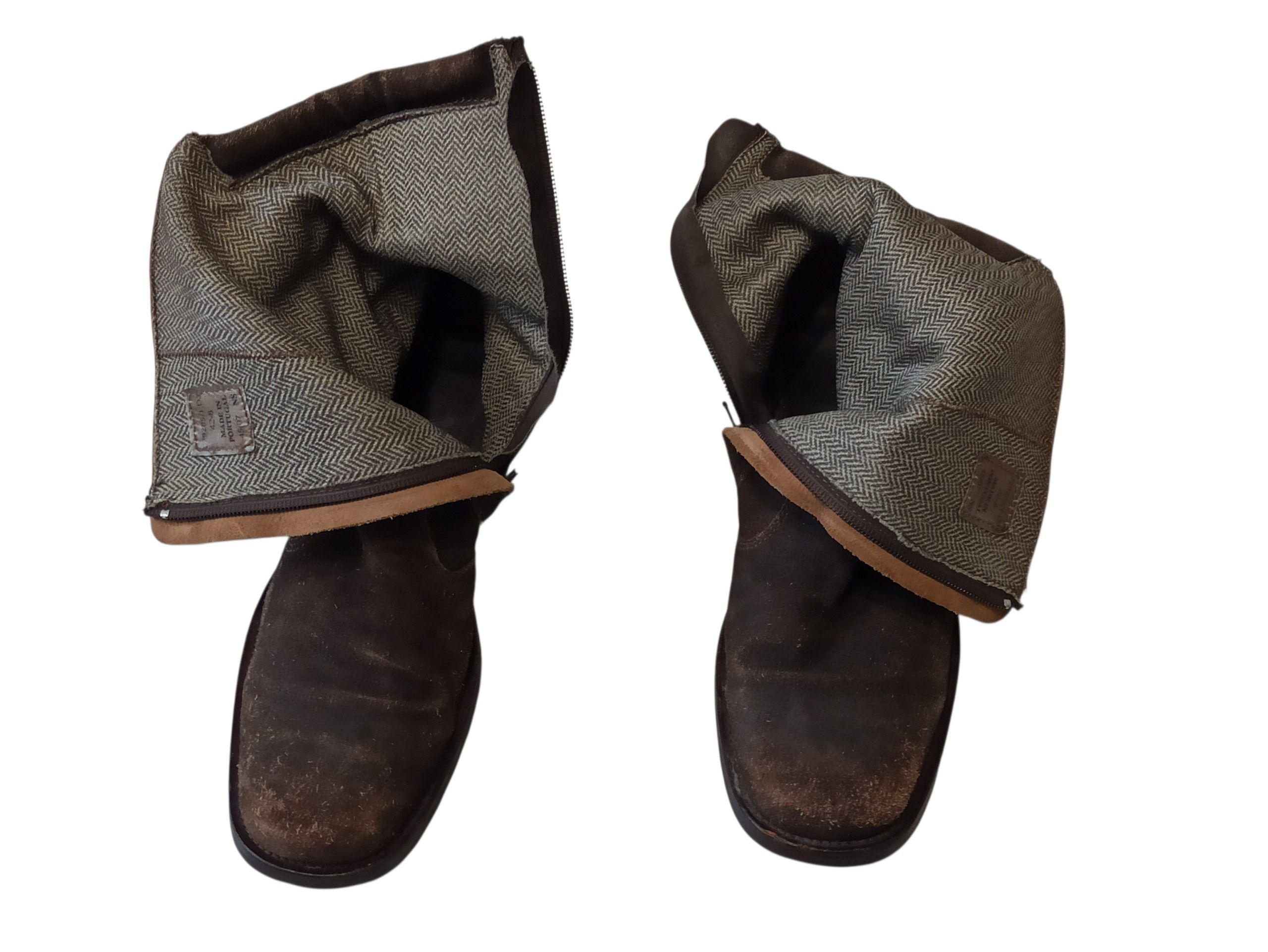 Other Rare Nushu Archive The Biker Brigade Waxed Suede Boots Size US 9 / EU 42 - 6 Thumbnail