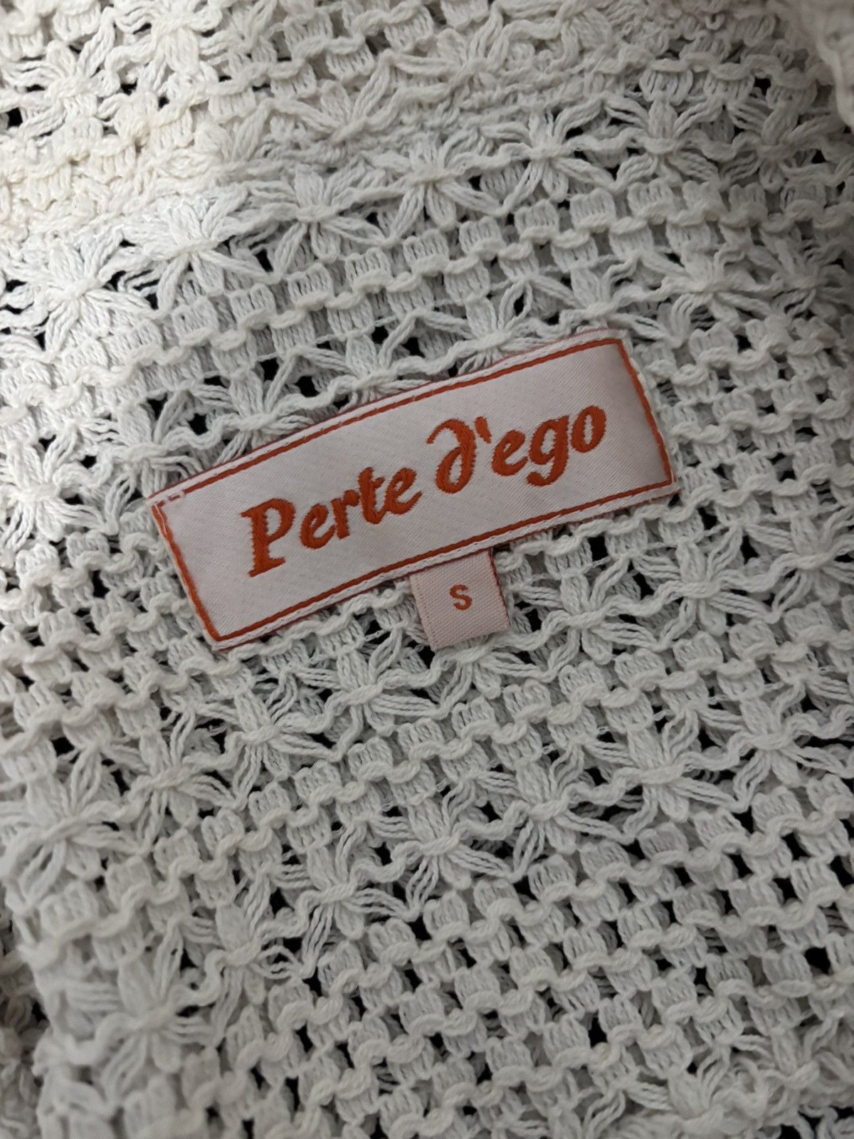 Other perte d’ego white cuban collar lace embroidered shirt Size US S / EU 44-46 / 1 - 2 Thumbnail