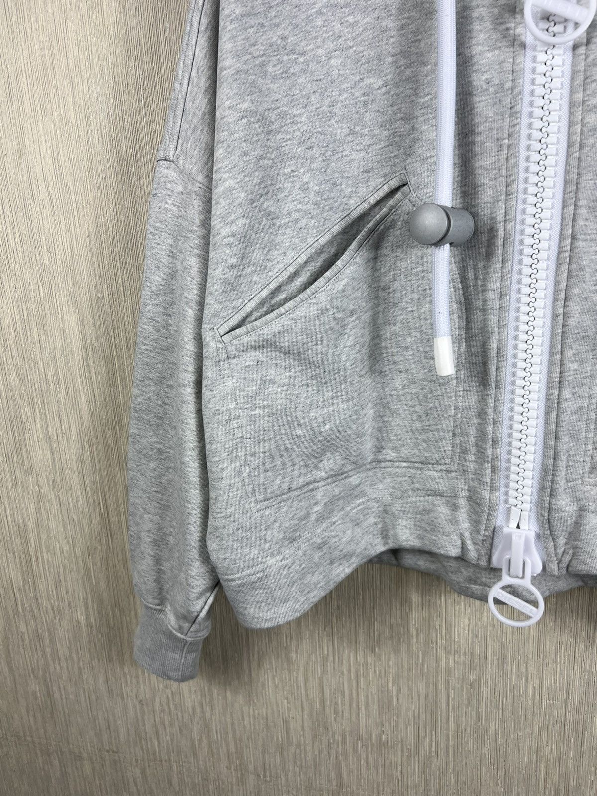 Diesel Diesel F-Croppy-Zip cropped big zip hoodie undersized zipper Size XS / US 0-2 / IT 36-38 - 7 Thumbnail
