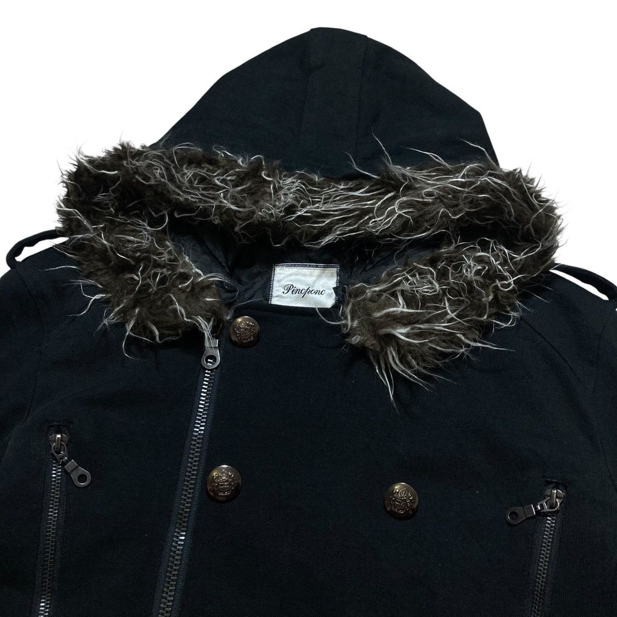 14th Addiction PINCPONC - Napoleon Zipper Hoodie Fur Jacket Vkei Japanese Size US L / EU 52-54 / 3 - 3 Thumbnail