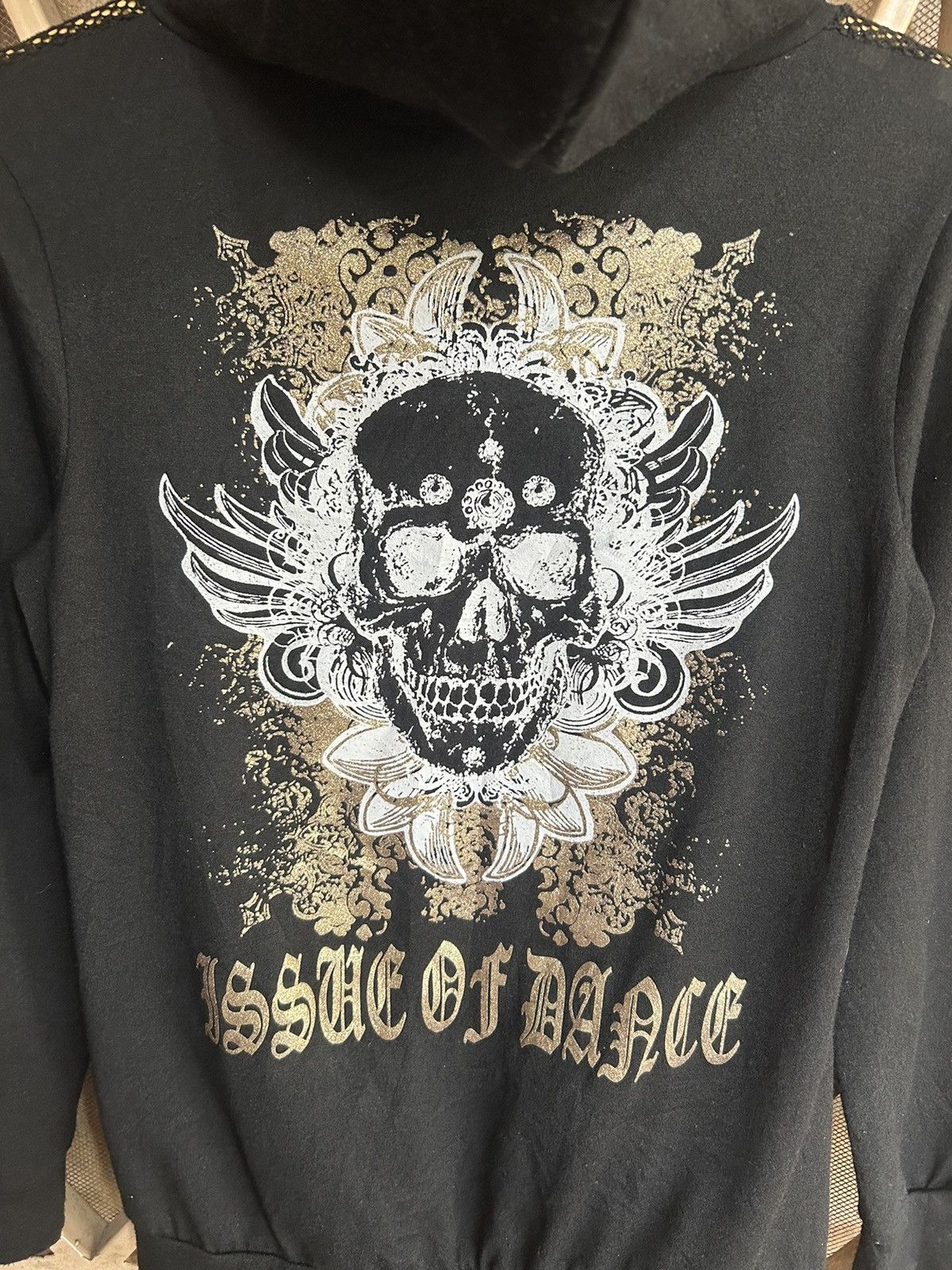 If Six Was Nine 🖤BLACKDAY🖤Issue Fishnet Skull Punk Hoodie Ifsixwasnine lgb Size US M / EU 48-50 / 2 - 2 Thumbnail
