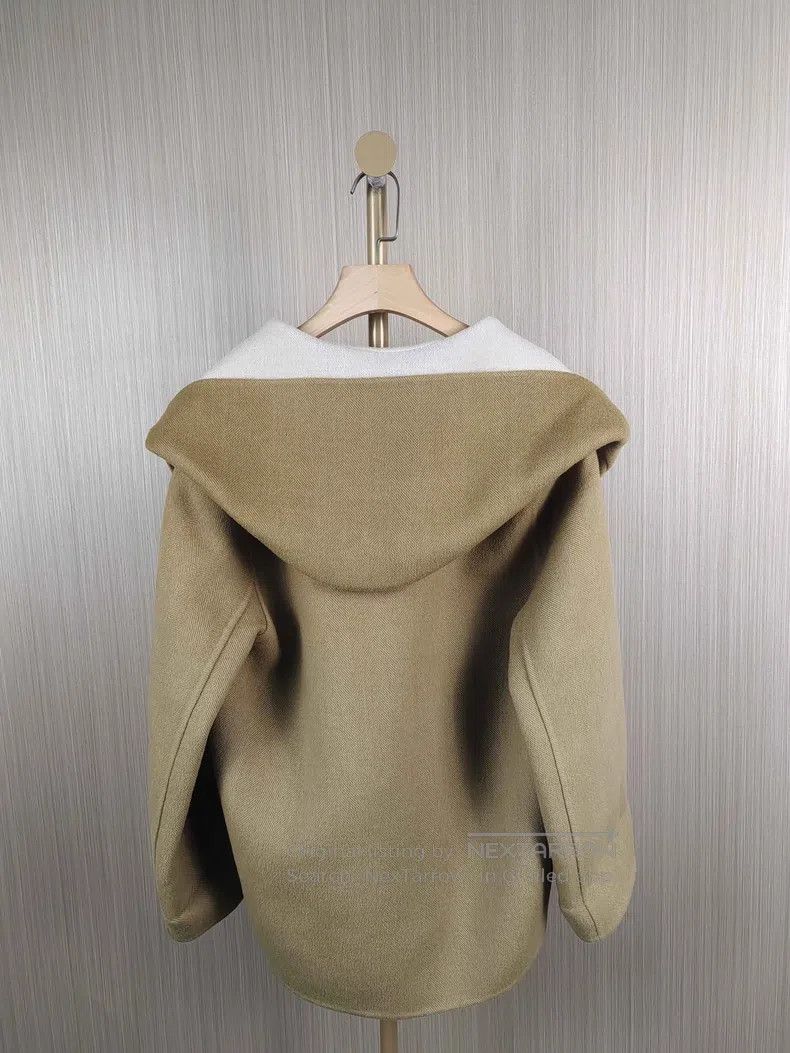 Hermes Hermes Olive Green Cashmere Coat Size XXS / US 00 / IT 34 - 2 Thumbnail