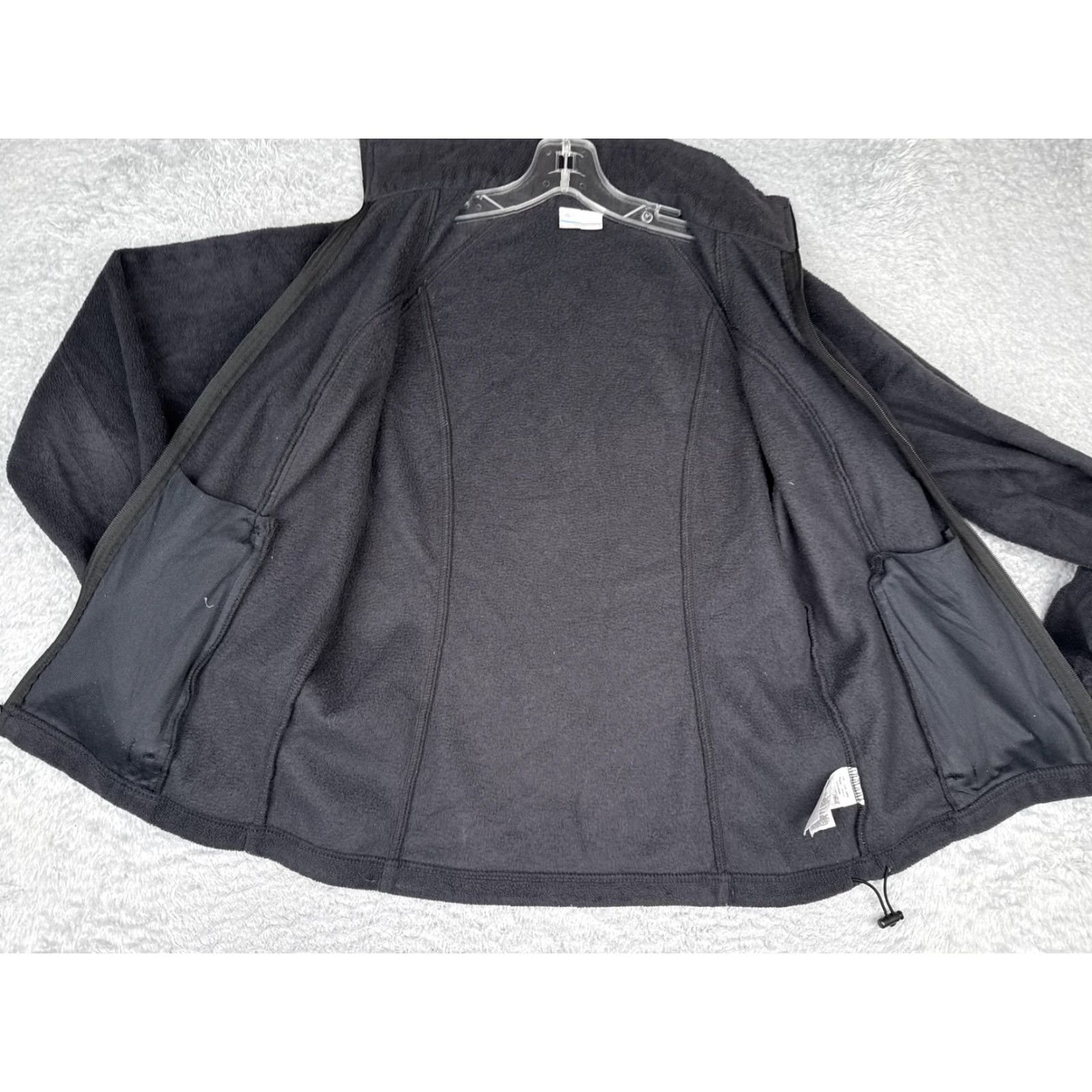 Vintage Columbia Fleece Jacket Womens Small Black Full Zip Outdoor Hiking Warm Size S / US 4 / IT 40 - 2 Thumbnail