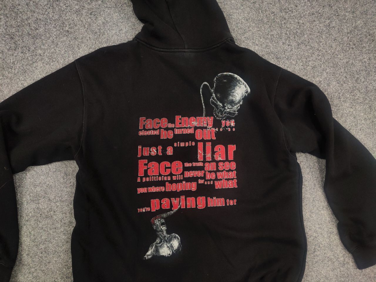 Vintage Vintage 00's Exit face the Enemy Liar face Zip-Up Hoodie Size US M / EU 48-50 / 2 - 11 Thumbnail