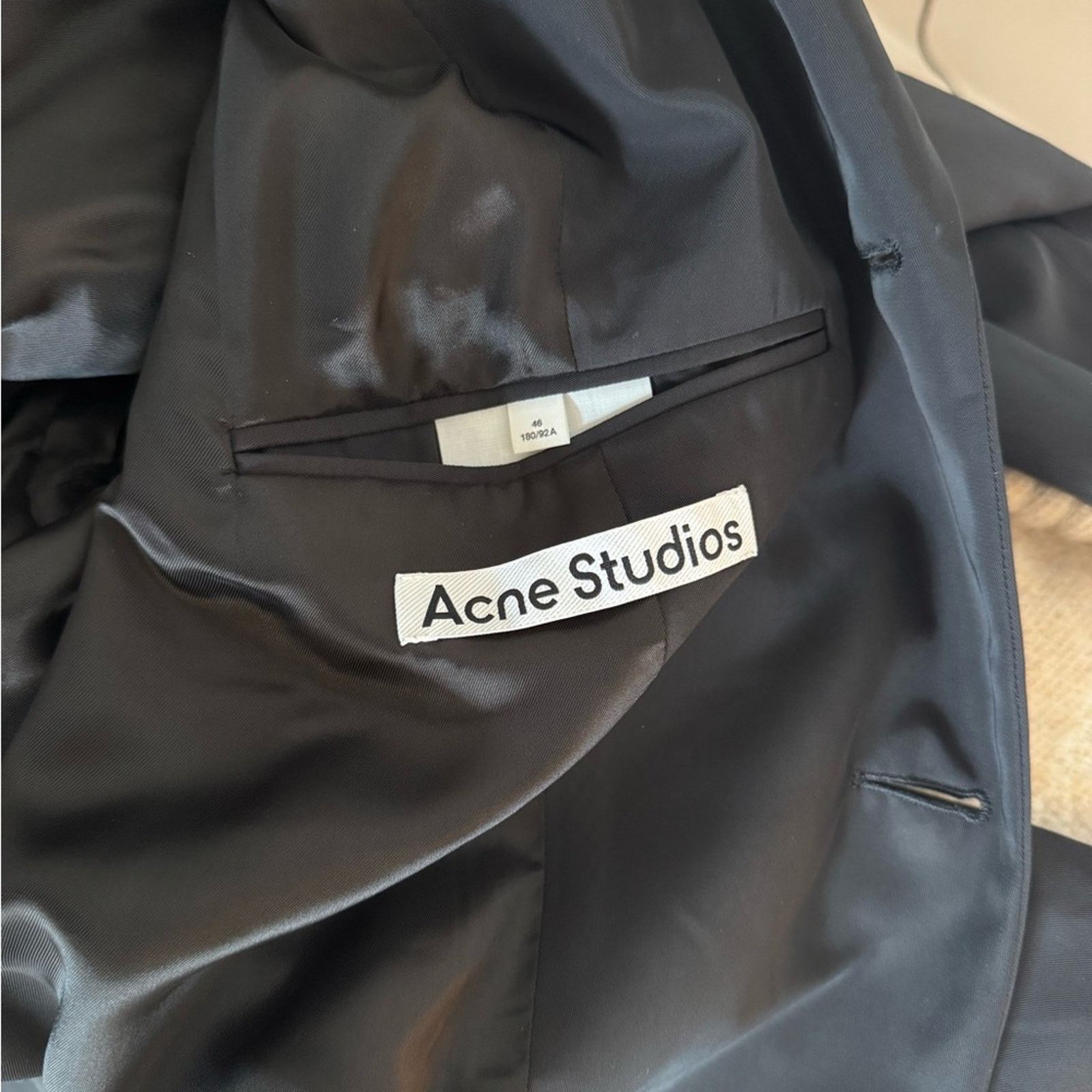 Acne Studios Acne Studios Men’s Classic Black Relaxed Blazer NWT Size 36R - 5 Thumbnail