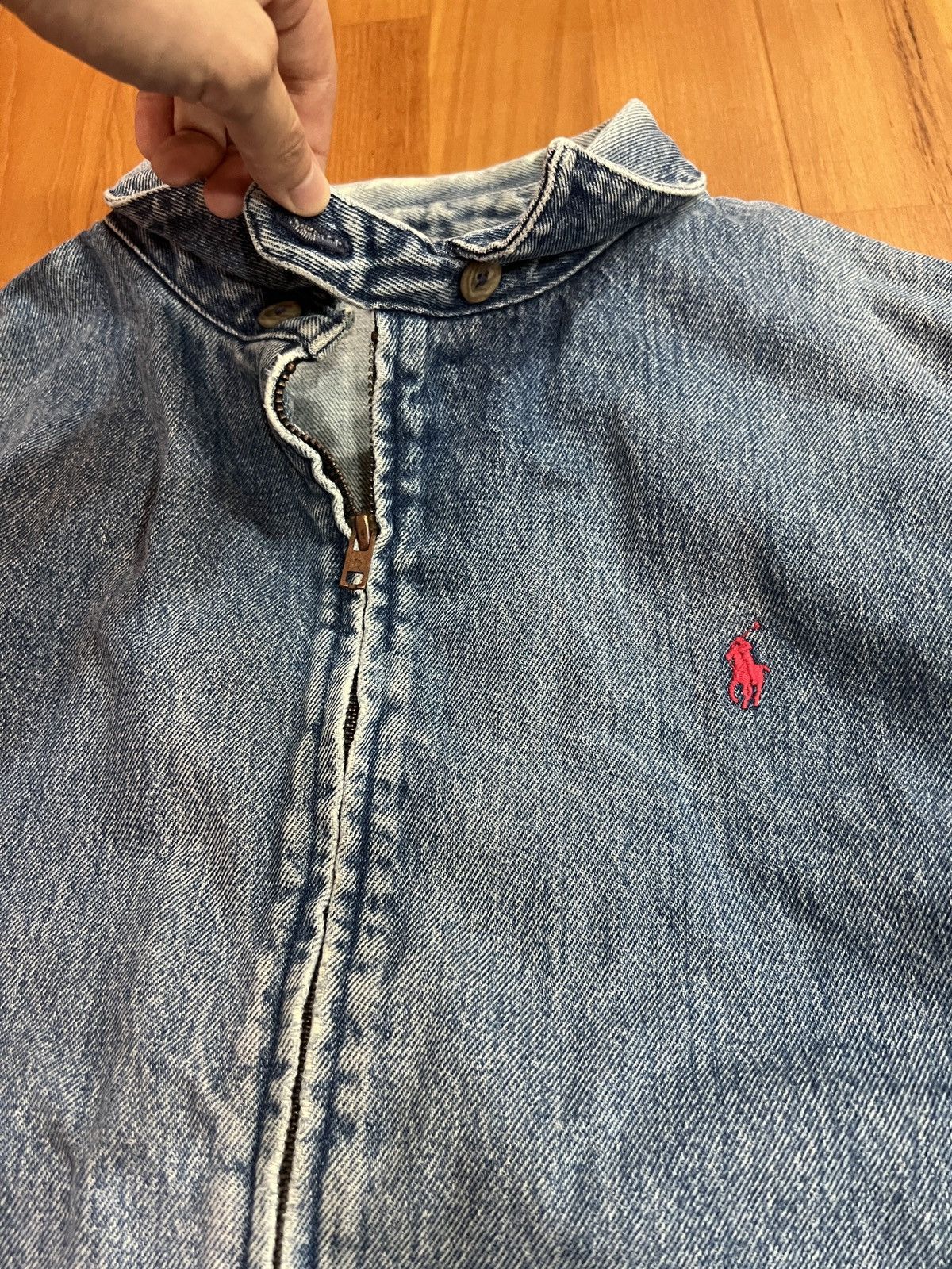Ralph Lauren Vintage 80s Ralph Lauren Denim Zip Up Bomber Jacket Size US XL / EU 56 / 4 - 3 Thumbnail