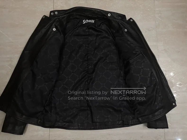 Schott Schott Leather coat Nissan sheepskin Size US M / EU 48-50 / 2 - 2 Thumbnail