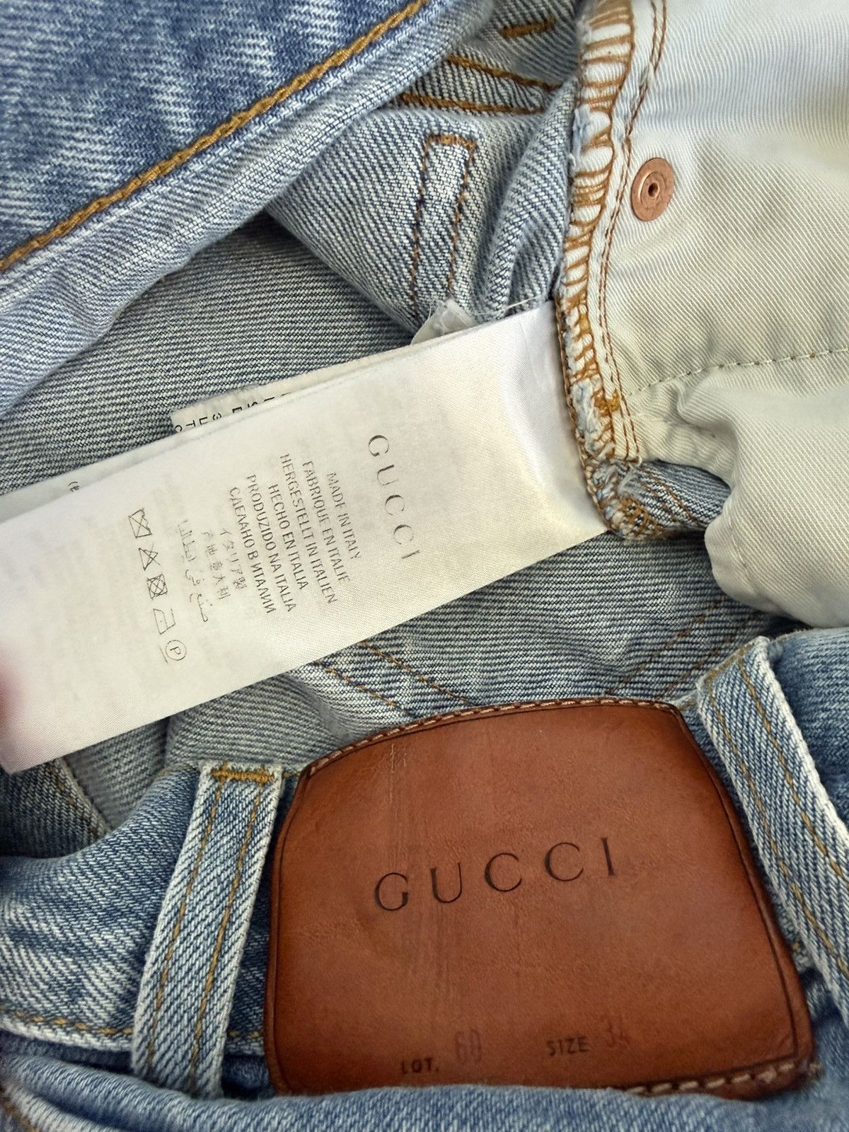 Gucci Gucci distressed denim Size US 32 / EU 48 - 3 Thumbnail