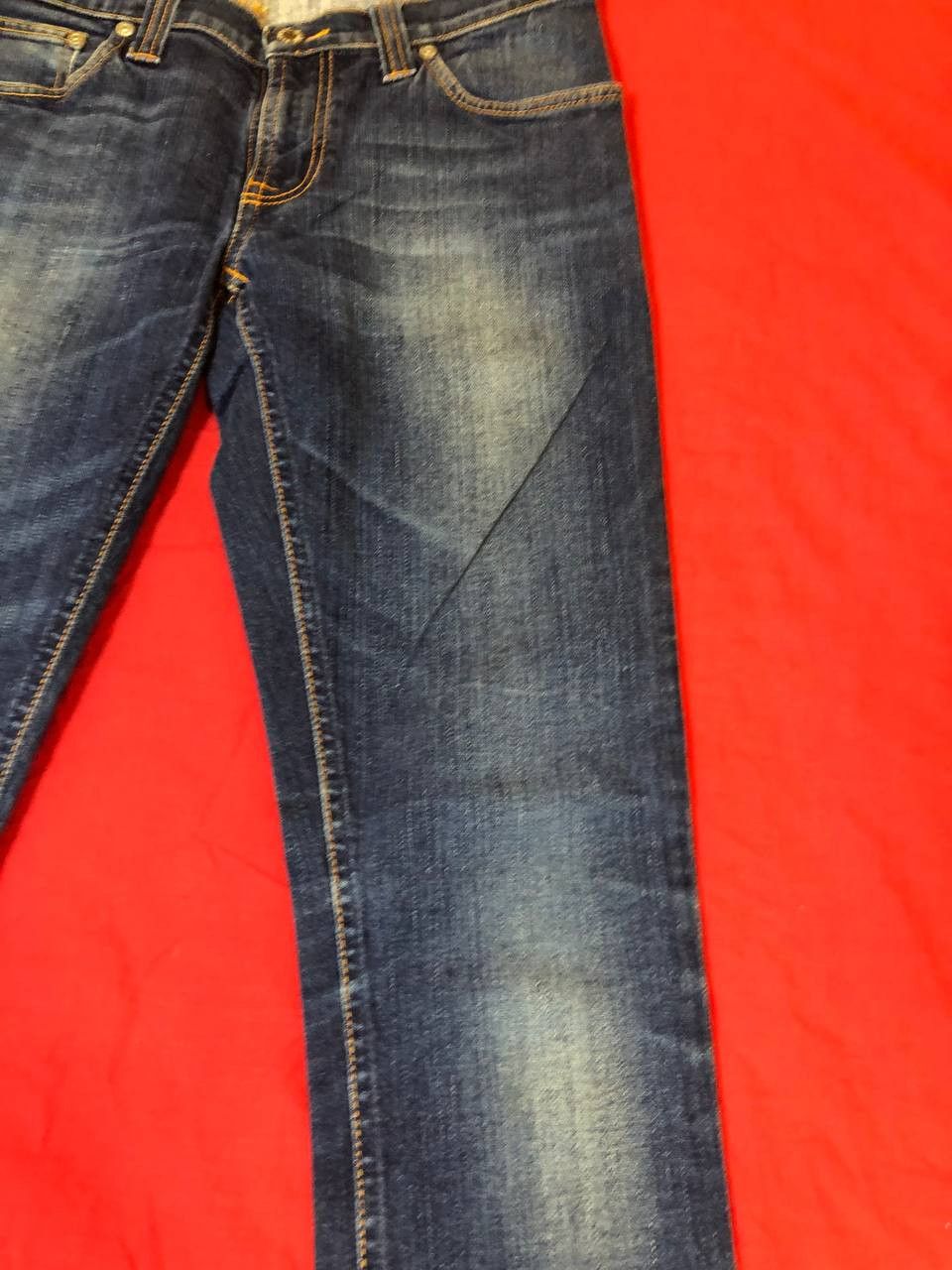 Nudie Jeans NUDIE SLIM JIM Wash Denim Regulat Straight Slim Fit Size US 28 / EU 44 - 14 Thumbnail