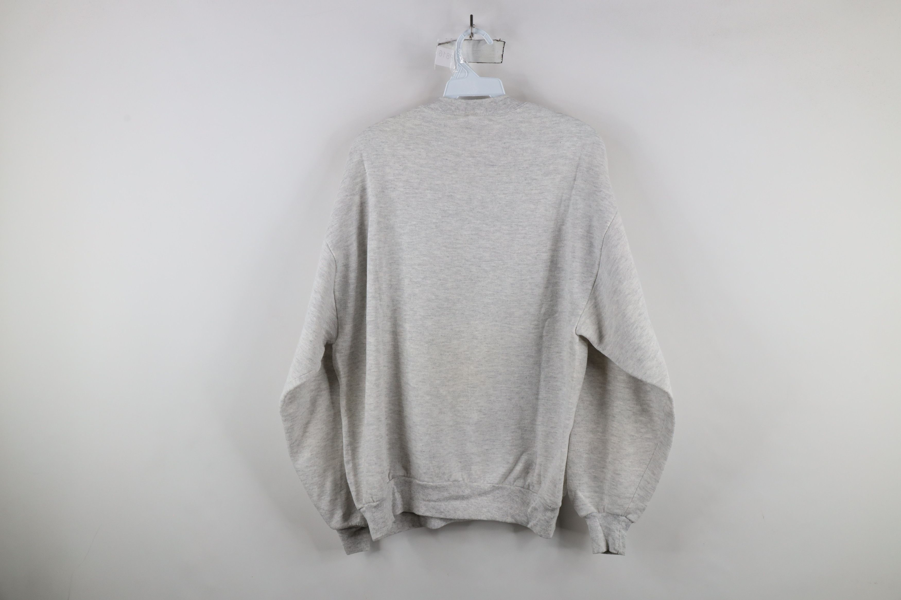 Vintage Vintage 90s Streetwear Lakes Michigan Sweatshirt Gray USA Size US L / EU 52-54 / 3 - 11 Thumbnail