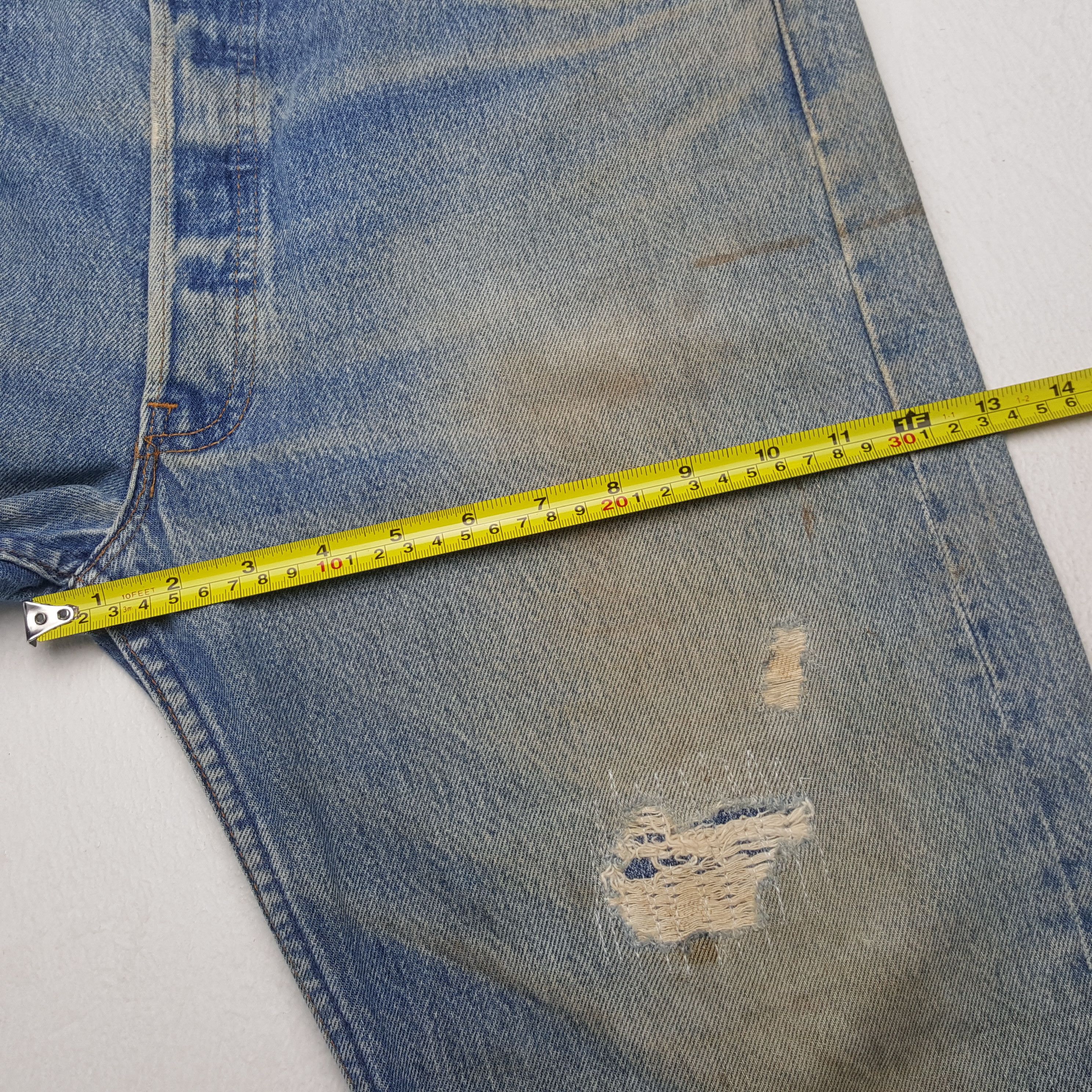 Levi's Levis Streetwear Style Distressed Jeans RR9 Size US 33 - 9 Thumbnail