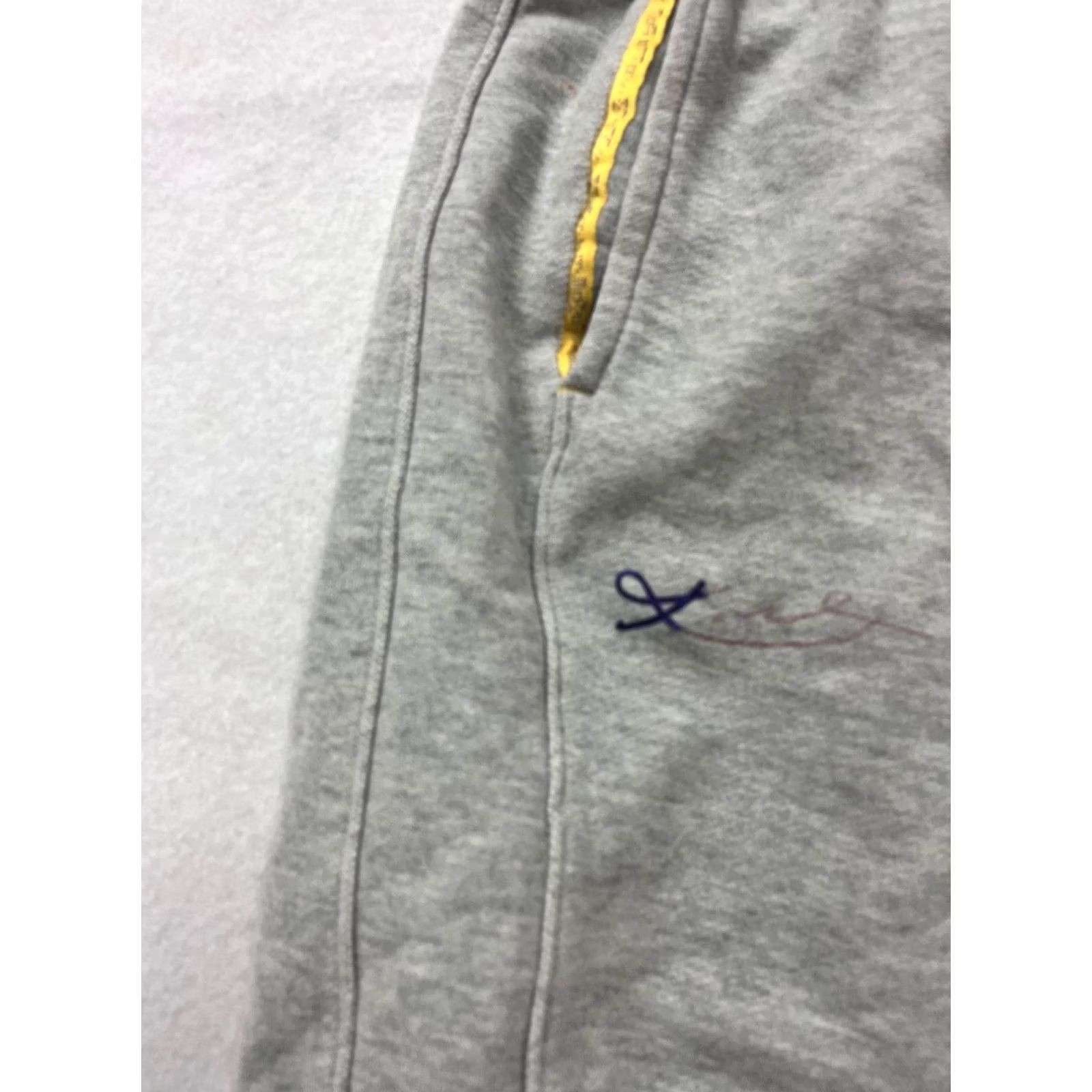 Nike Nike Gray Sweatpants 3XL Mens Pants 100% Cotton Elastic Waist Cuffs Sweatpants Activewear Size US 39 - 5 Thumbnail