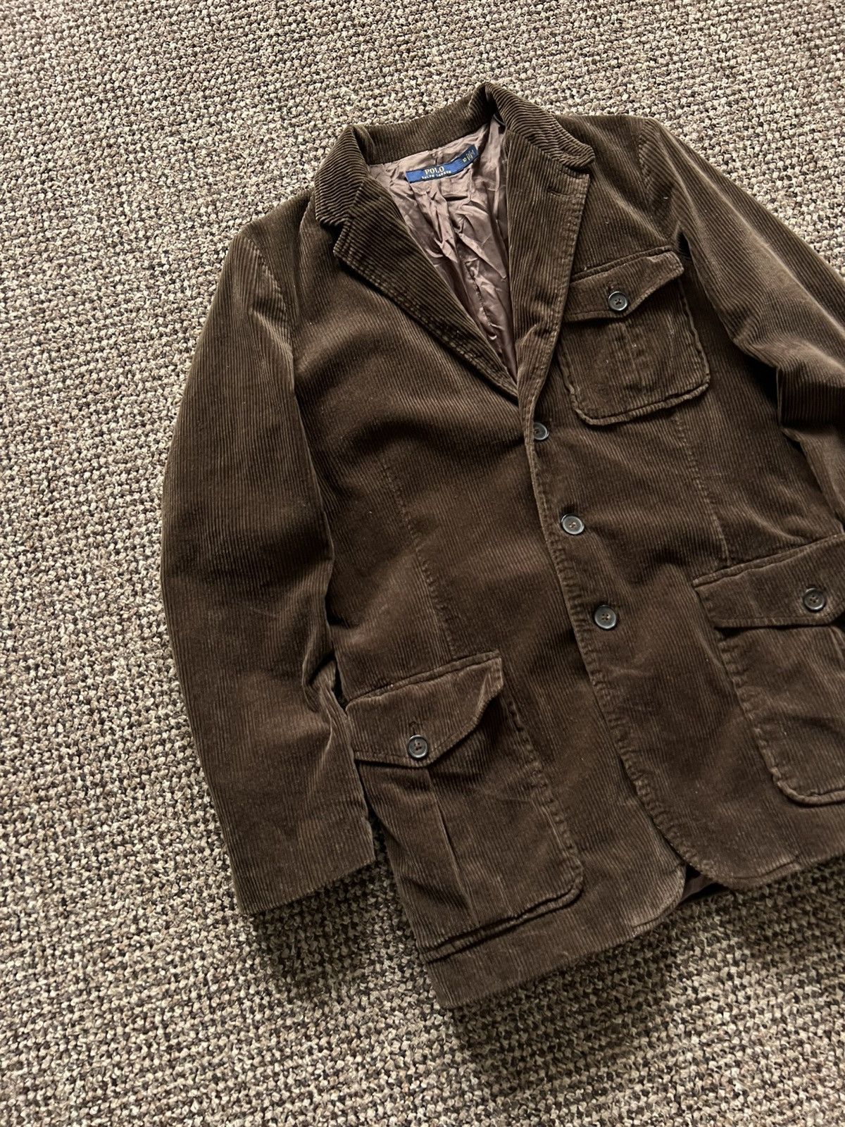 Ralph Lauren Vintage Ralph Lauren Corduroy Blazer Jacket Size M / US 6-8 / IT 42-44 - 4 Thumbnail
