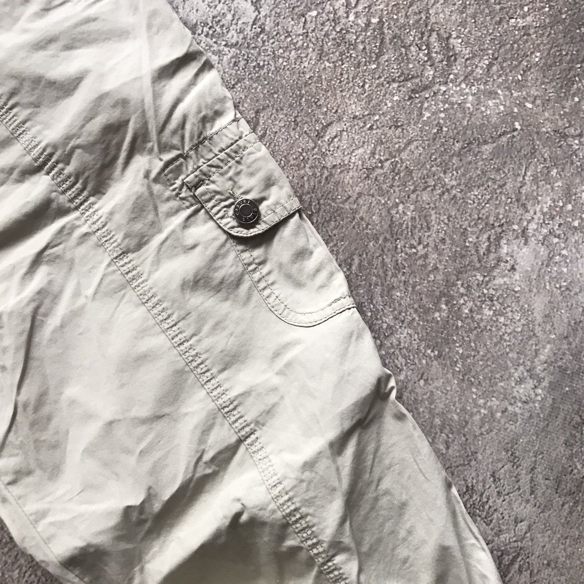 Vintage Vintage 90s Baggy Cargo Pants Parachute Flared Grunge 30 Size 30" / US 8 / IT 44 - 4 Thumbnail