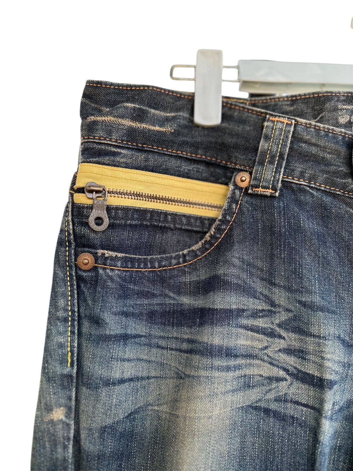 If Six Was Nine Flare 💥Vintage Edwin Blue Trip 503 Flare Bootcut Made Japan💥 Size US 34 / EU 50 - 14 Thumbnail