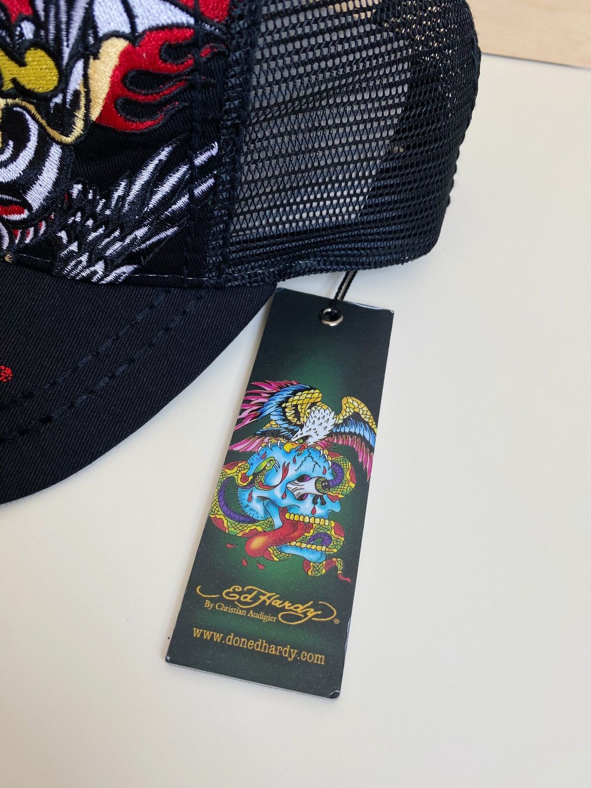 Ed Hardy Ed Hardy Cristian Audigier Death before dollars cap Size ONE SIZE - 4 Thumbnail