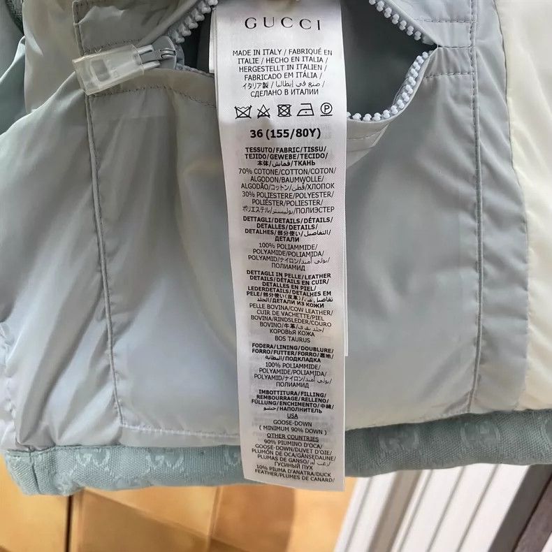 Gucci Gucci Contrasting color old flower full print logo down ves Size XS / US 0-2 / IT 36-38 - 5 Thumbnail
