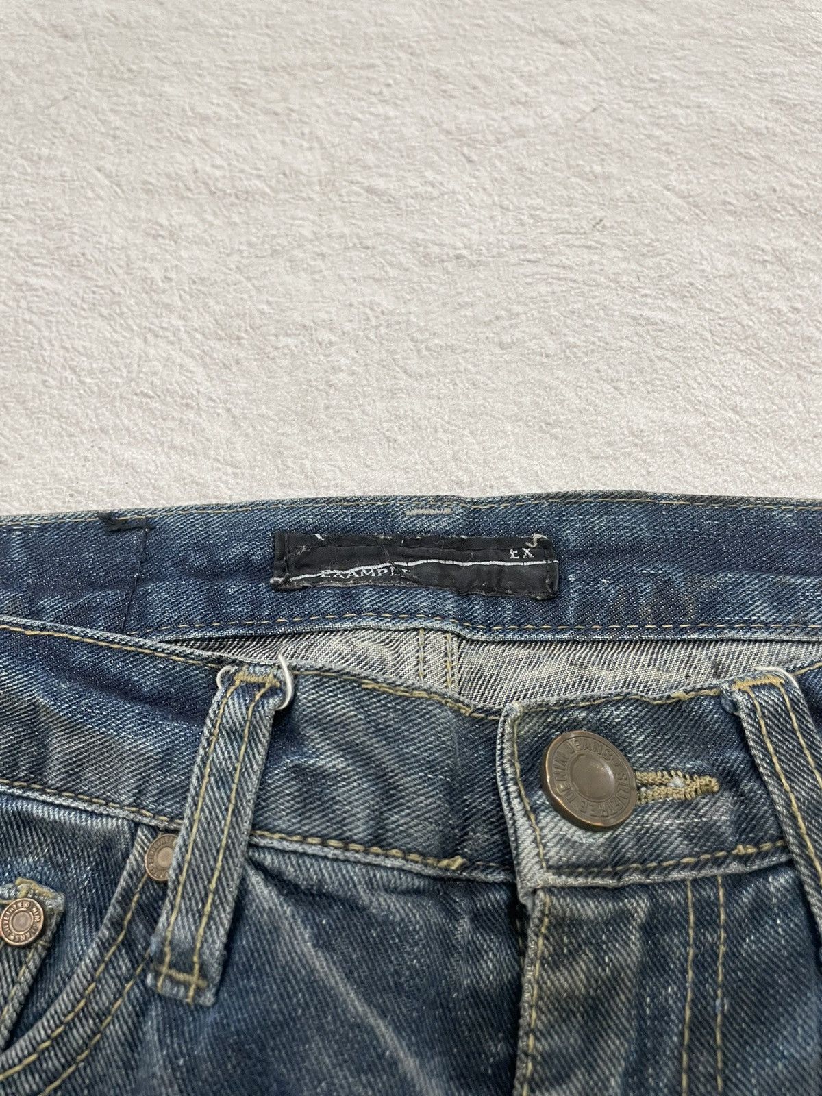 Japanese Brand 2000s Example Basic Denim Mudwash Y2K Size US 30 / EU 46 - 4 Thumbnail