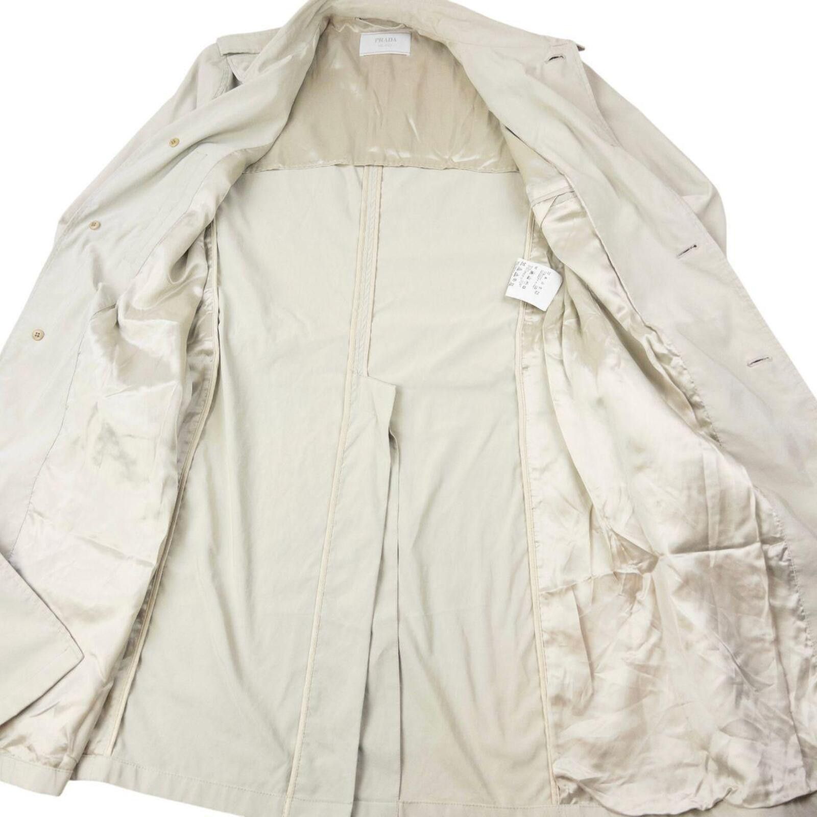 Prada Vintage 2008 Prada Belt Waist Trench Jacket Size M Size US M / EU 48-50 / 2 - 4 Thumbnail