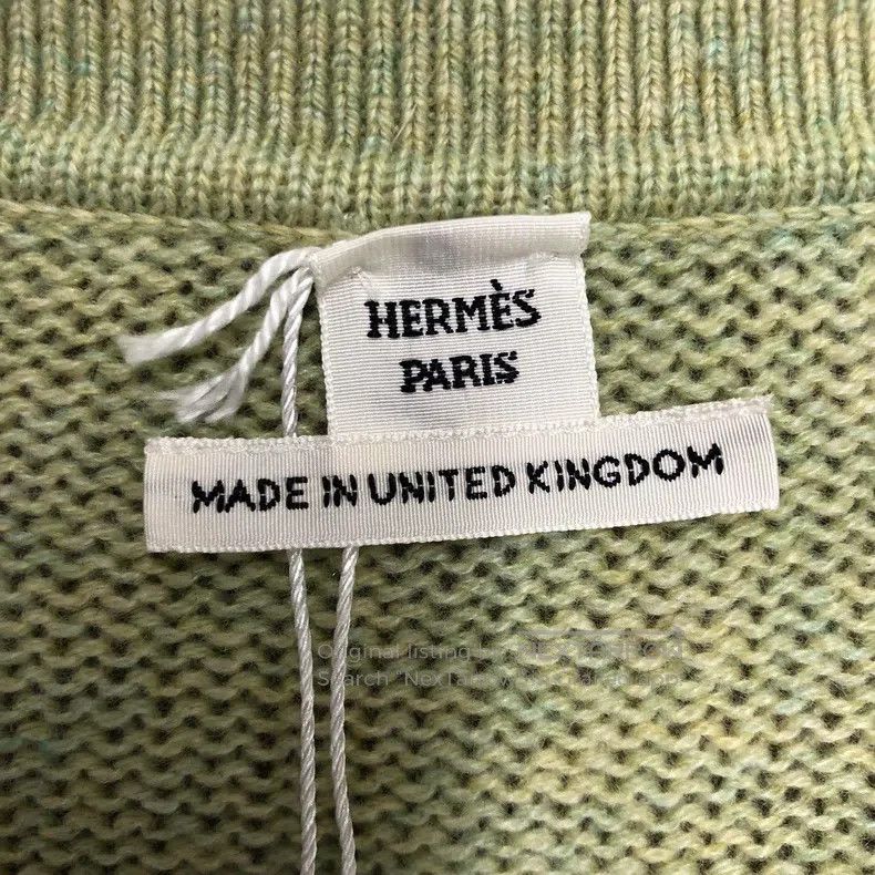 Hermes Hermes Knit Cardigan Mint Green Size XS / US 0-2 / IT 36-38 - 3 Thumbnail