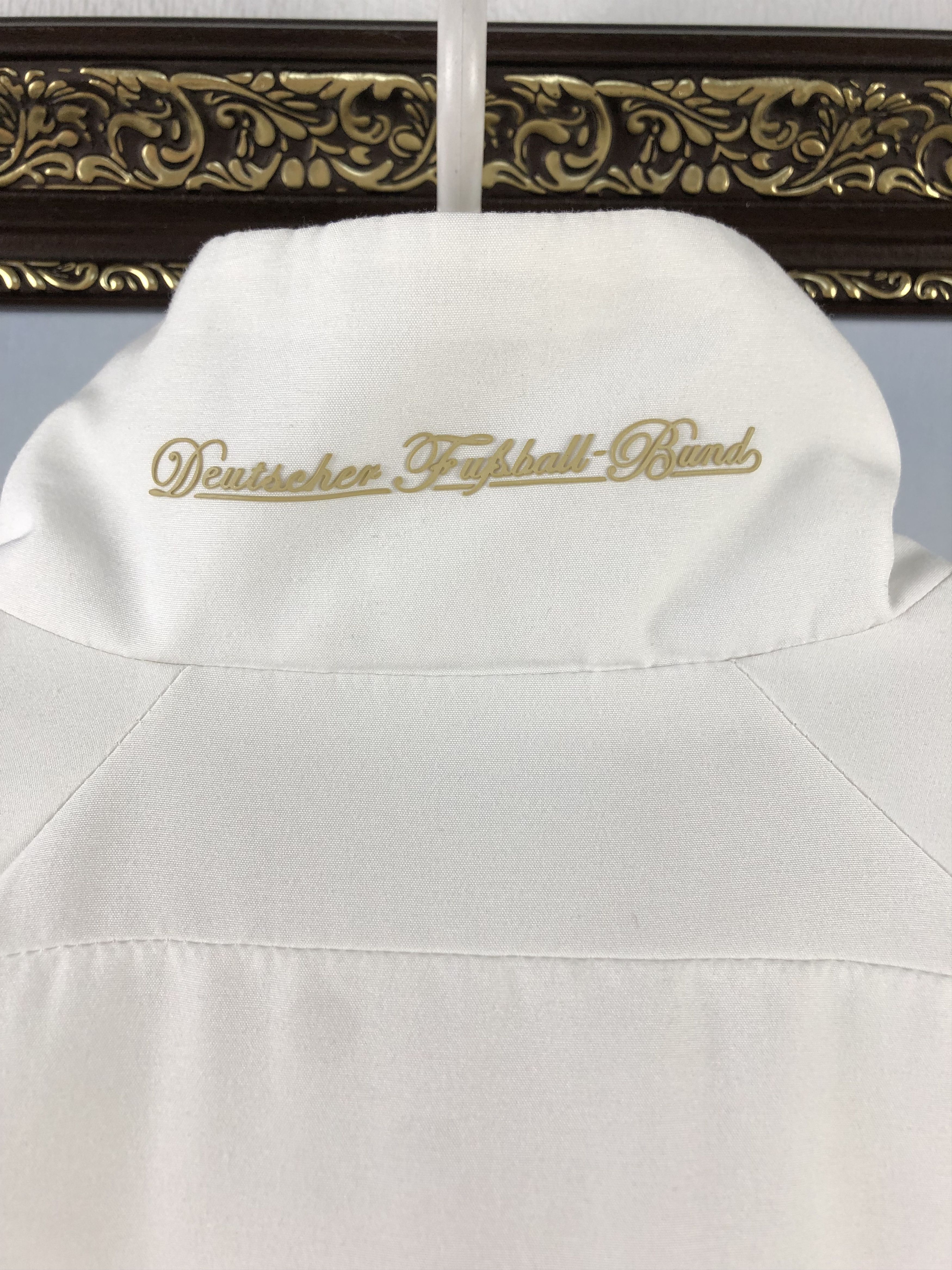 Adidas Vintage Adidas Germany Jacket Soccer Track Top White Mens Size US M / EU 48-50 / 2 - 21 Thumbnail