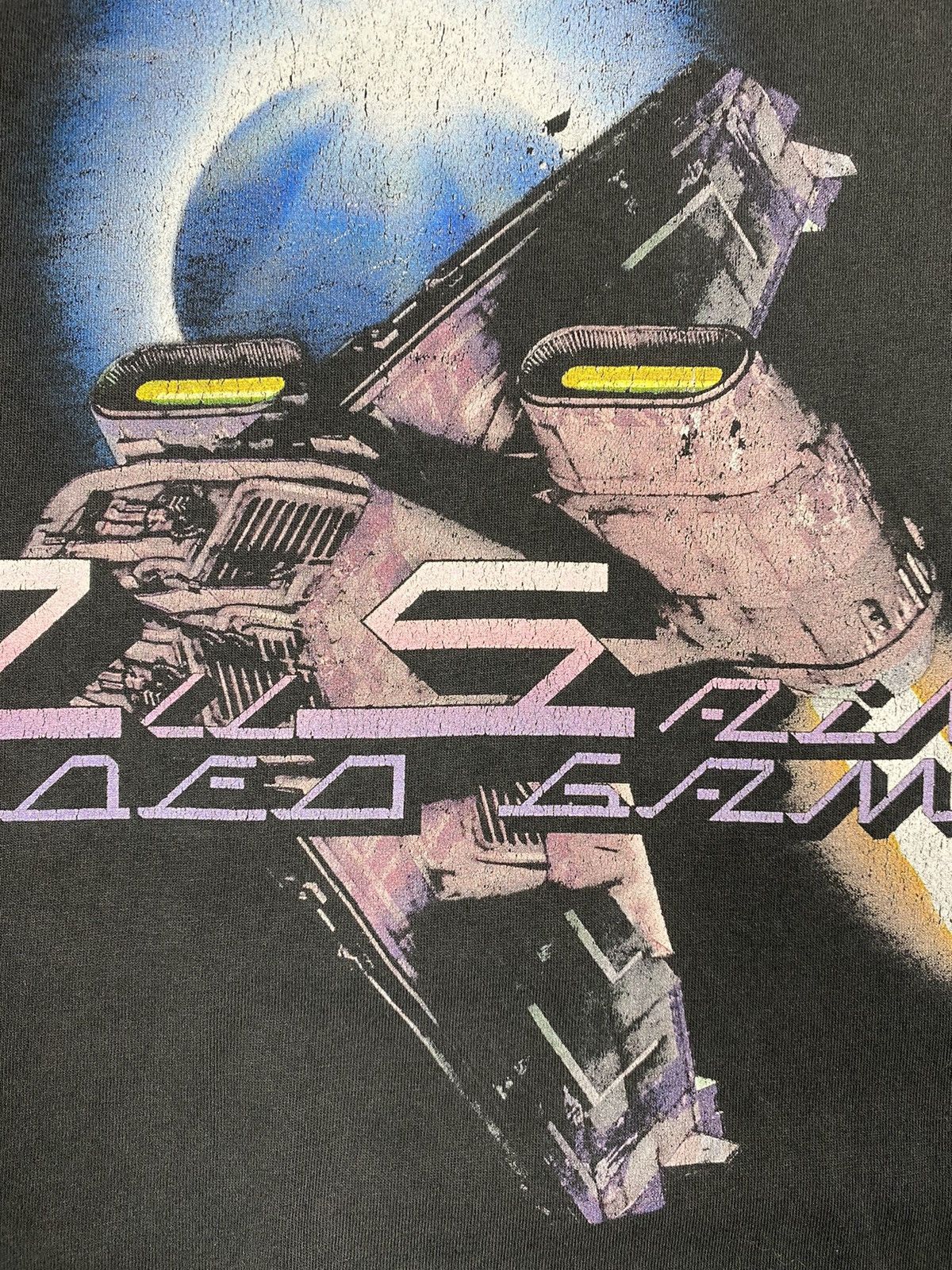 Allsaints Allsaints Arcade Space Faded Black T Shirt Size L Size US L / EU 52-54 / 3 - 9 Thumbnail
