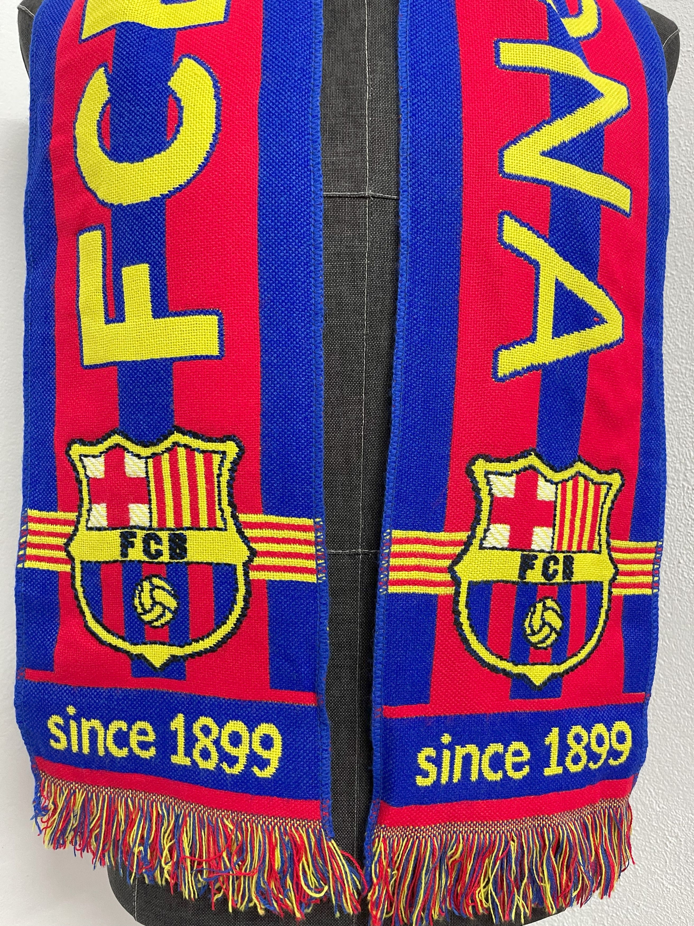 Vintage Vintage Barcelona FC Scarf / Muffler - 6069 Size ONE SIZE - 3 Thumbnail