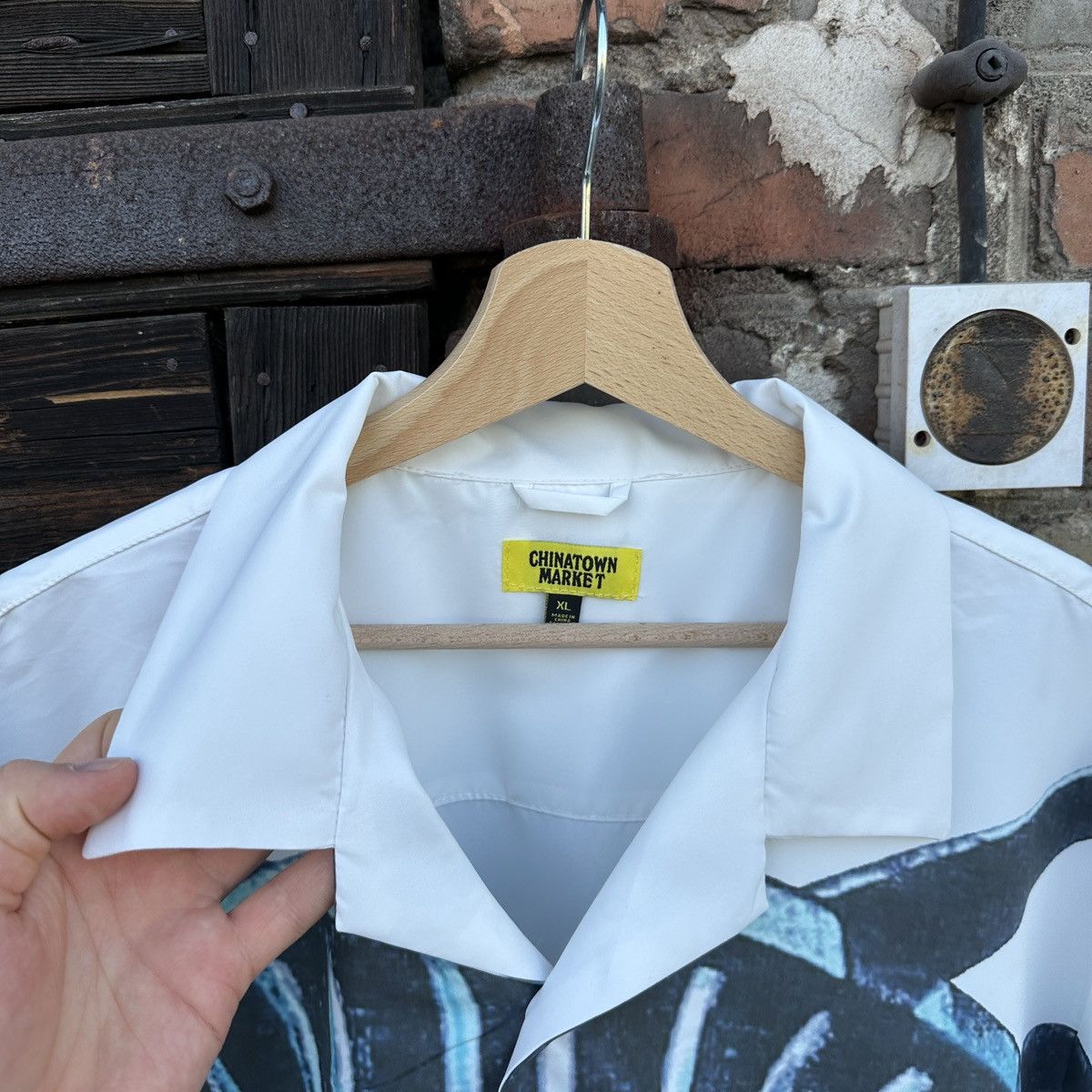 Market Chinatown Market NYC New York City Button Up Shirt XL Rare Size US XL / EU 56 / 4 - 11 Thumbnail