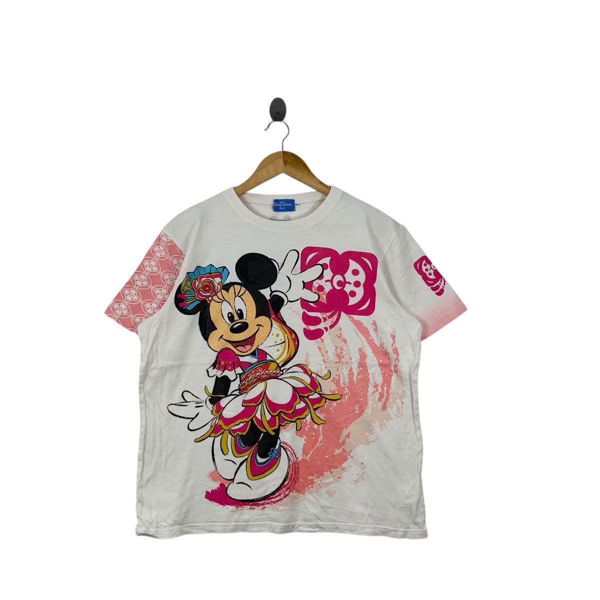 Disney TOKYO DISNEY RESORT Minnie Mouse Summer Festival Tee Shirt Size L / US 10 / IT 46 - 3 Thumbnail