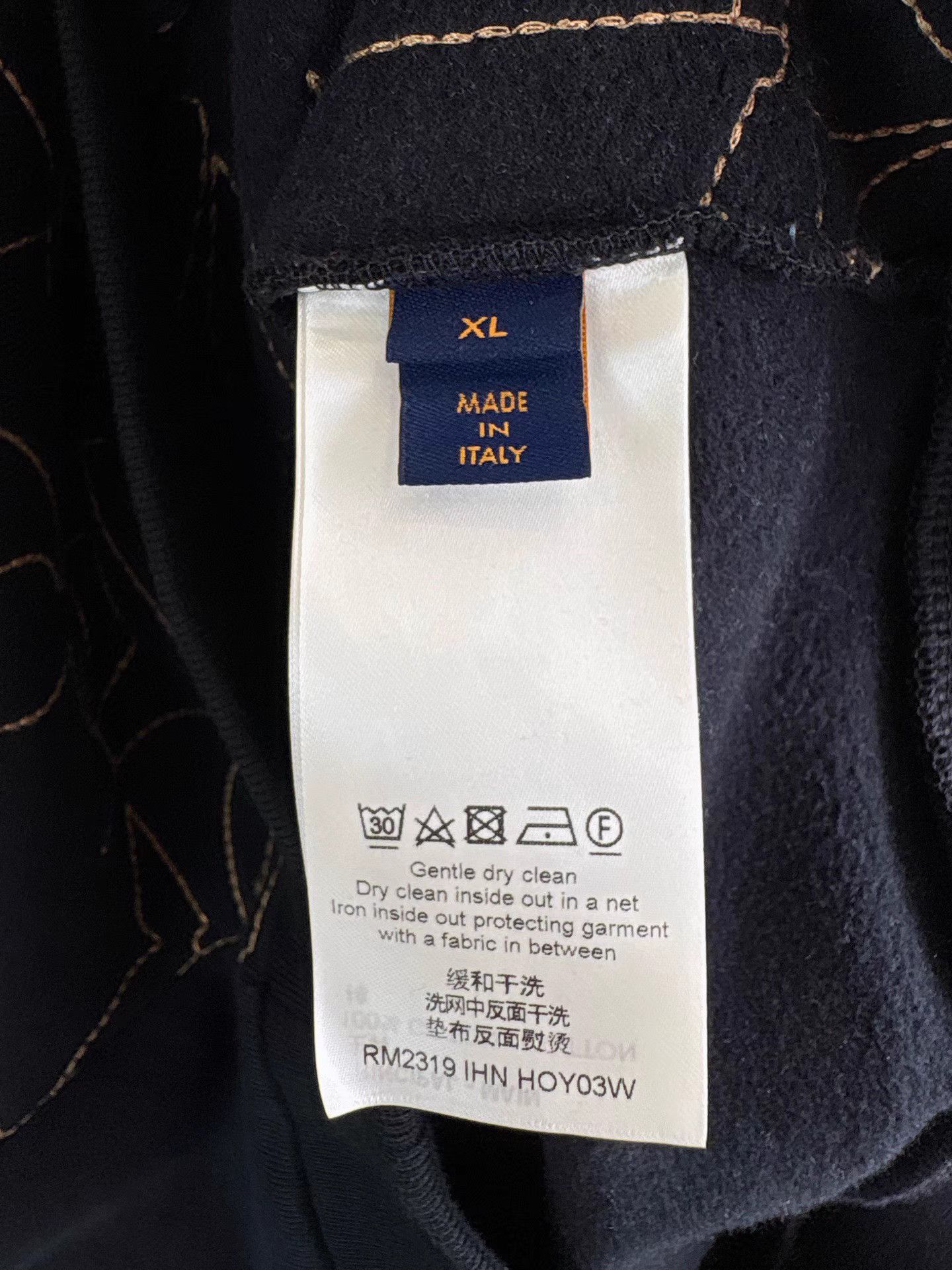 Louis Vuitton LV Note Embroidered Letter Logo Sweatshirt K1 Size US XL / EU 56 / 4 - 6 Thumbnail