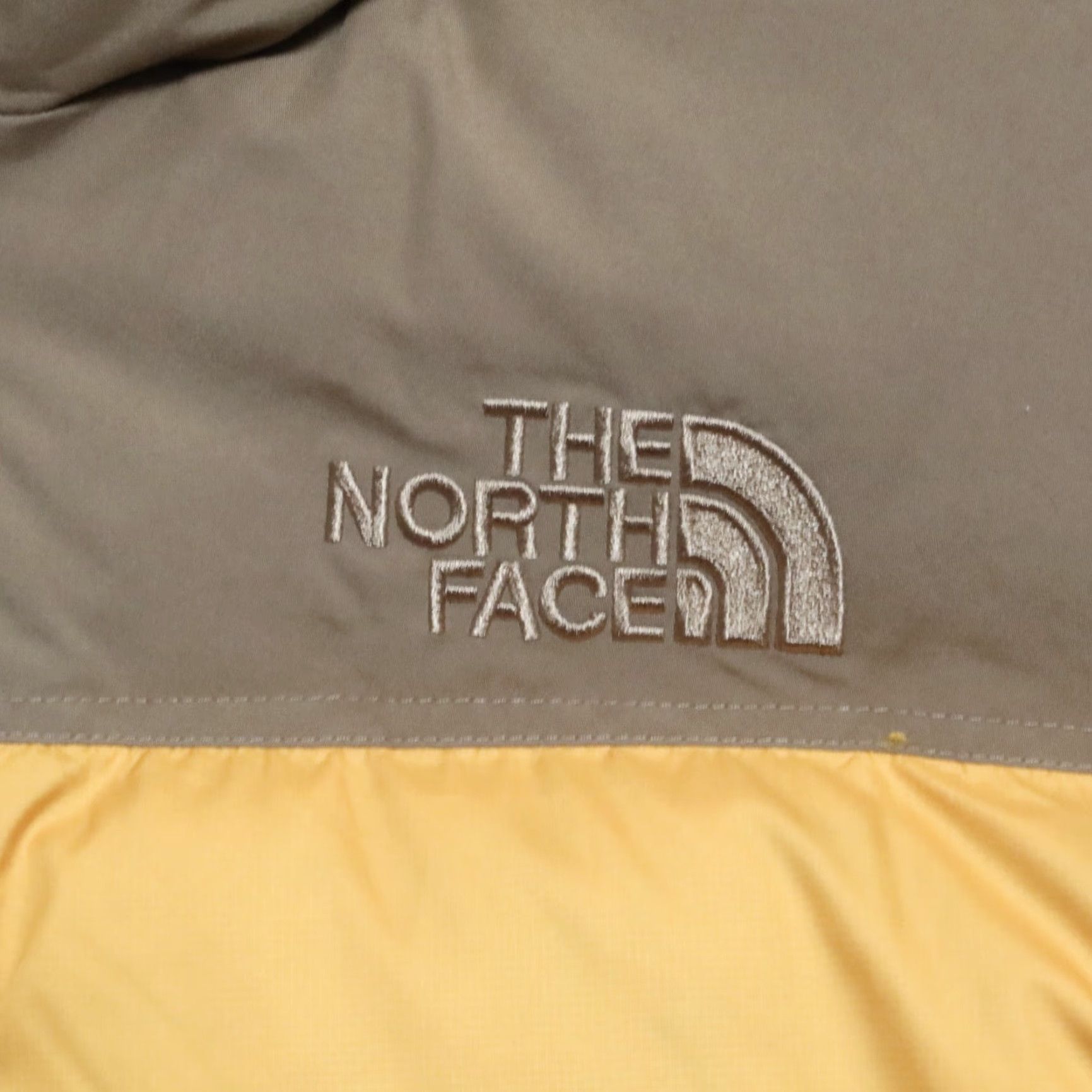 The North Face VINTAGE The North Face Nuptse Quilted Down Jacket Mens M Yellow Tonal Size US M / EU 48-50 / 2 - 6 Thumbnail